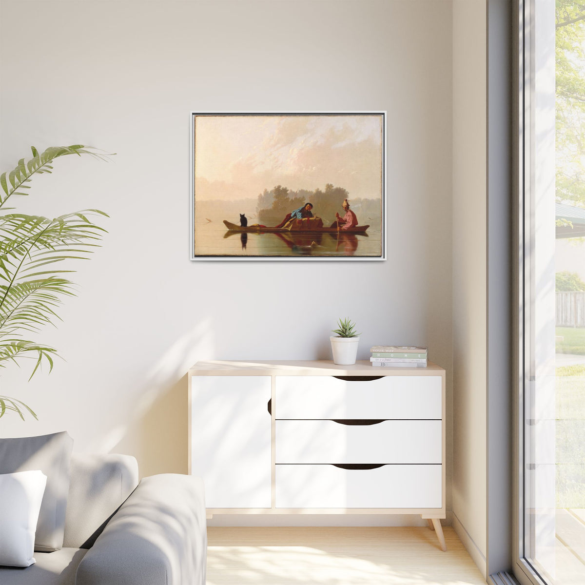 Matte Canvas, Framed (Multi-color)
