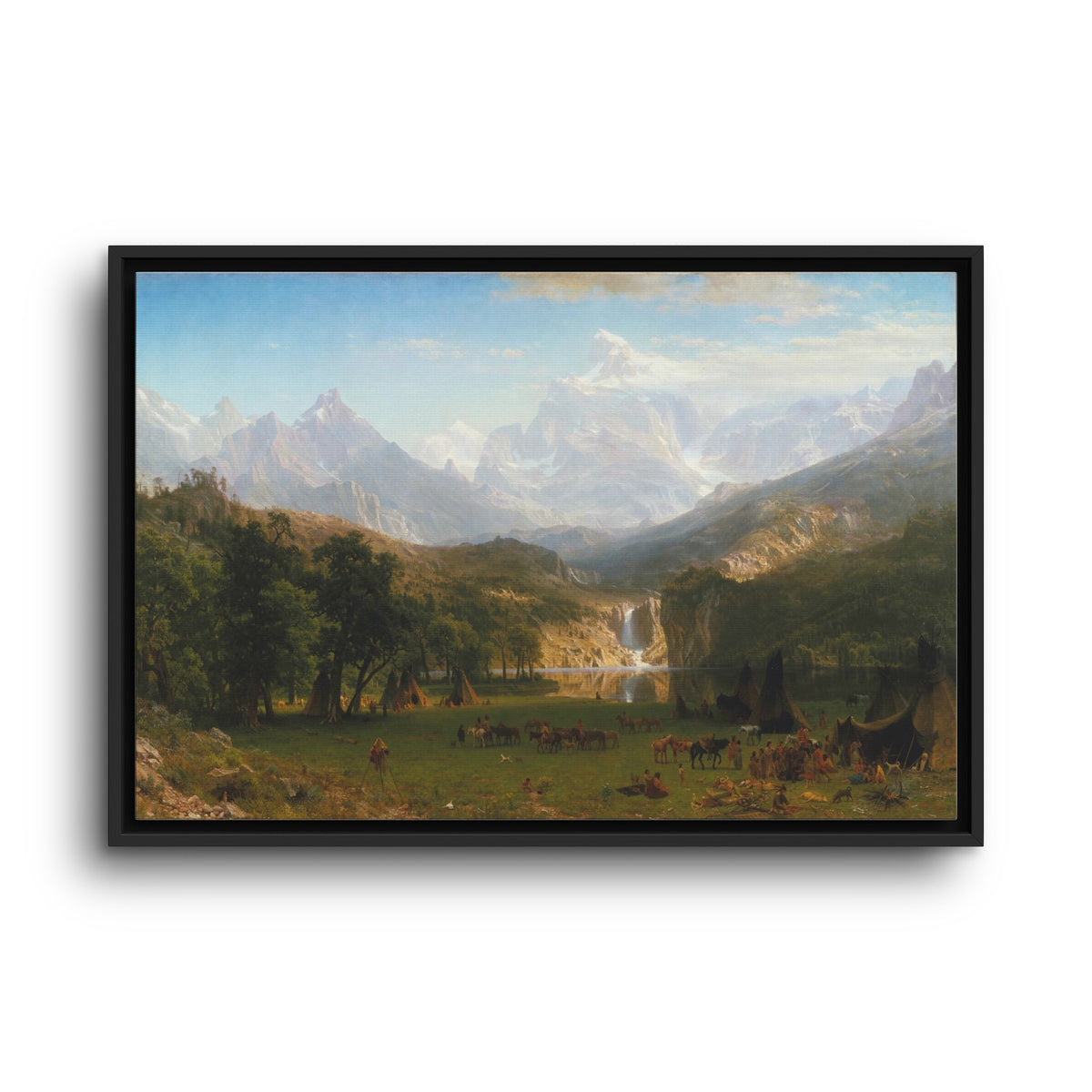 Matte Canvas, Framed (Multi-color)
