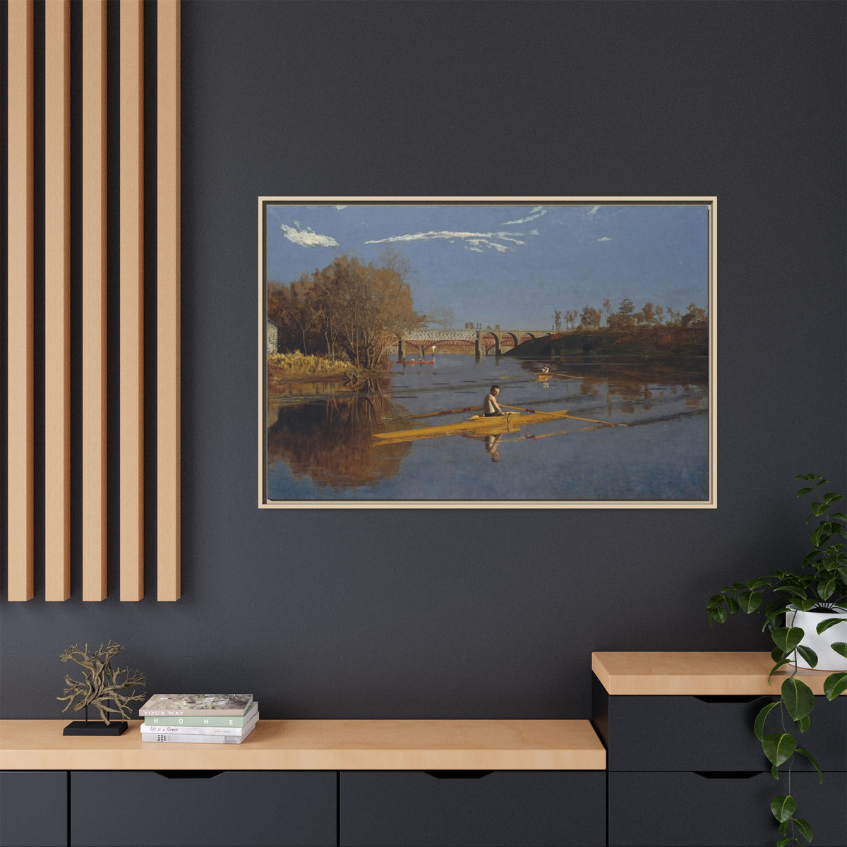Matte Canvas, Framed (Multi-color)