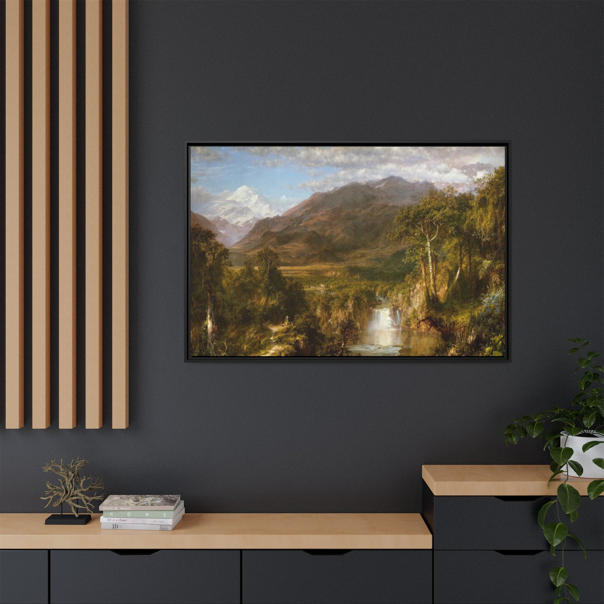 Matte Canvas, Framed (Multi-color)