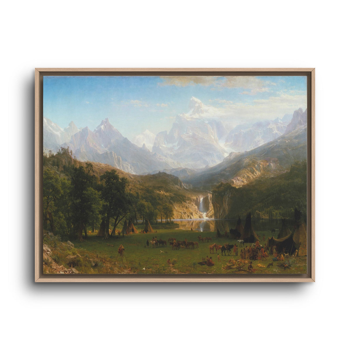 Matte Canvas, Framed (Multi-color)