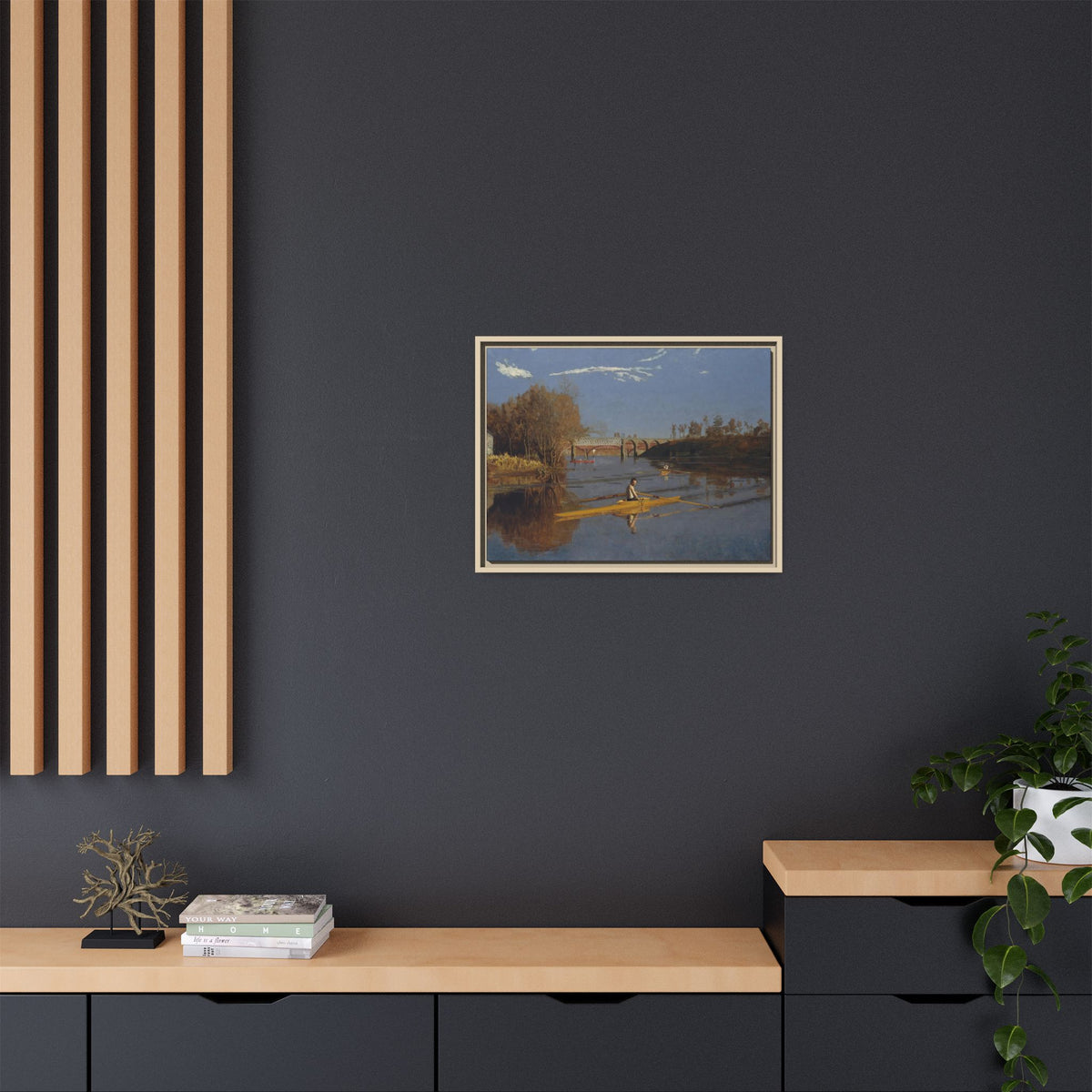 Matte Canvas, Framed (Multi-color)