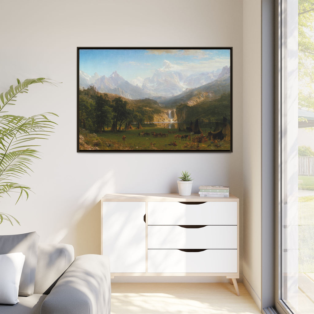 Matte Canvas, Framed (Multi-color)