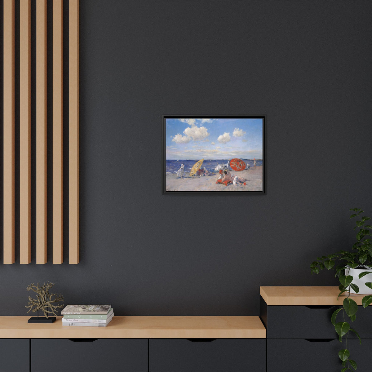 Matte Canvas, Framed (Multi-color)