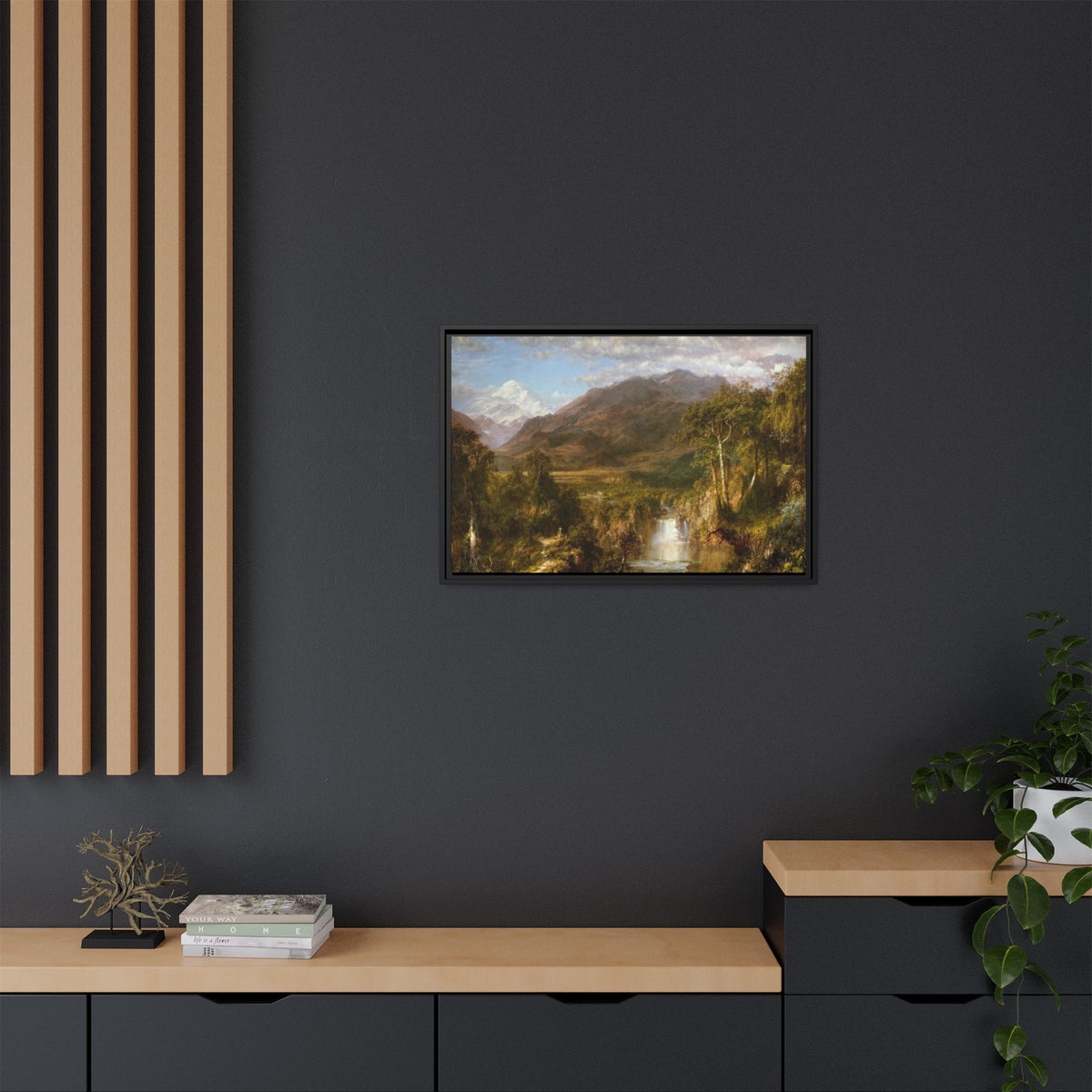 Matte Canvas, Framed (Multi-color)