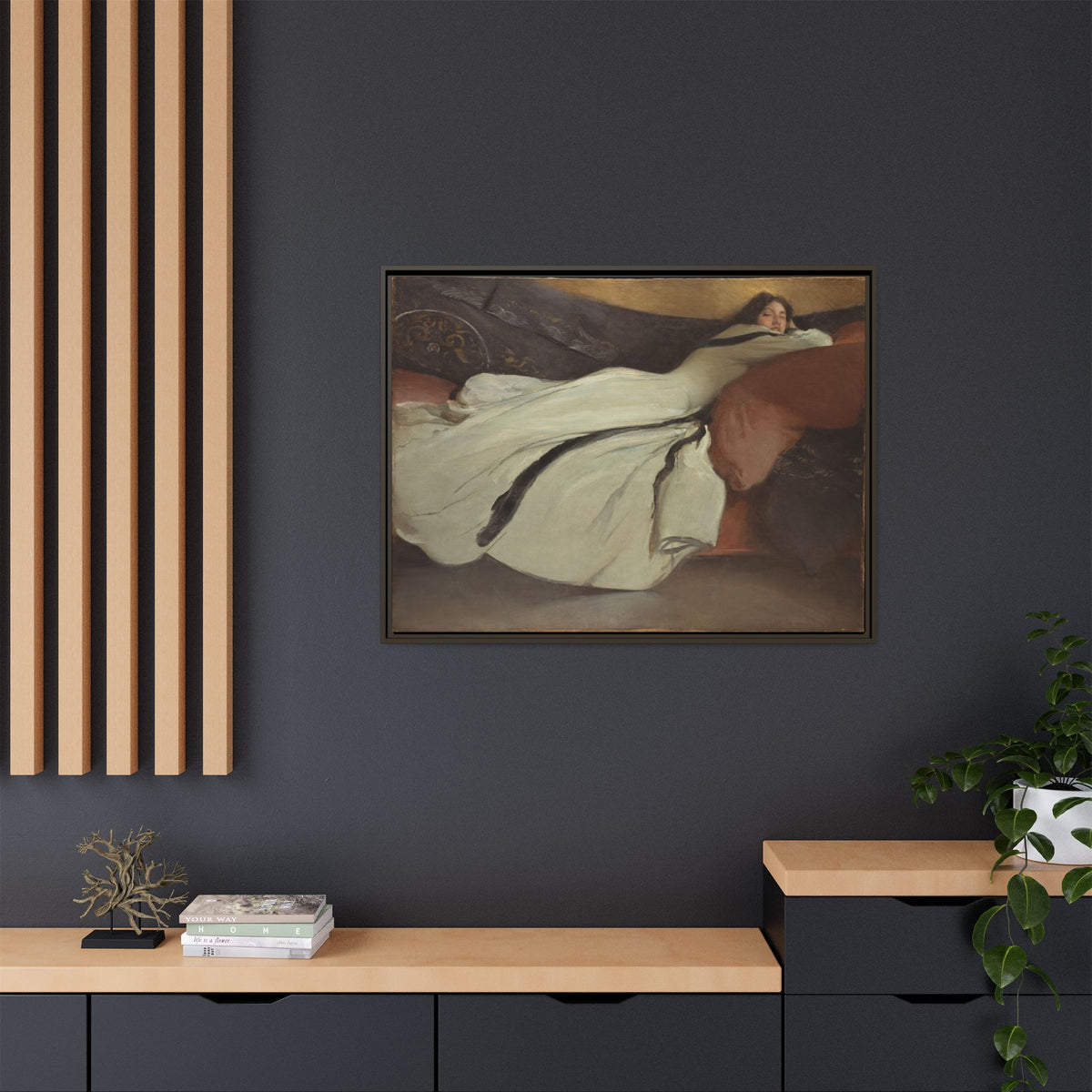 Matte Canvas, Framed (Multi-color)