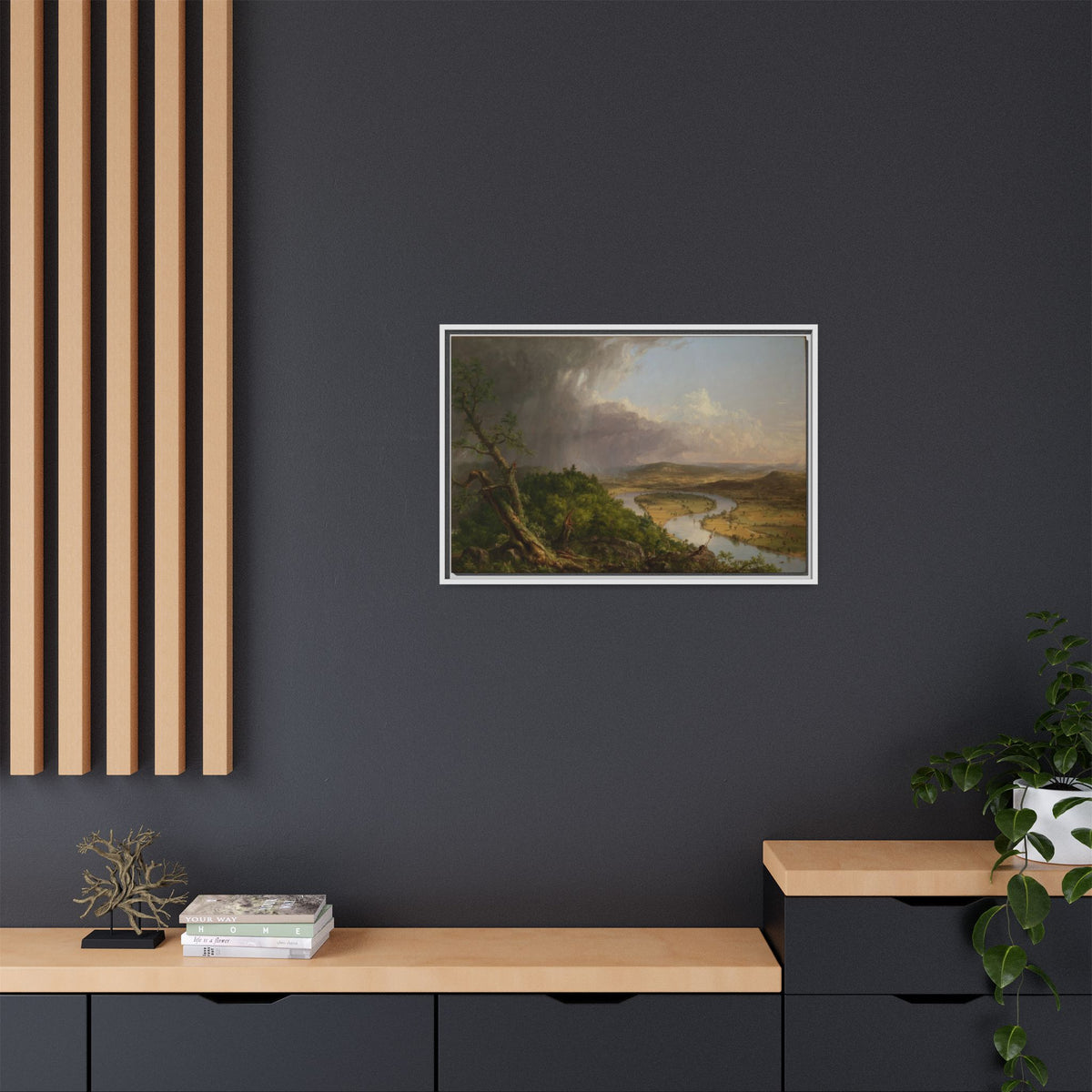 Matte Canvas, Framed (Multi-color)