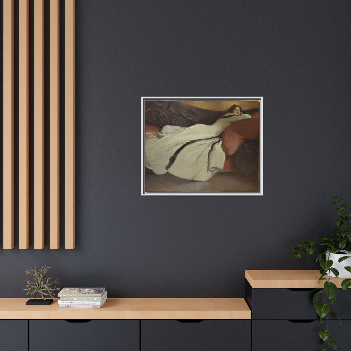 Matte Canvas, Framed (Multi-color)