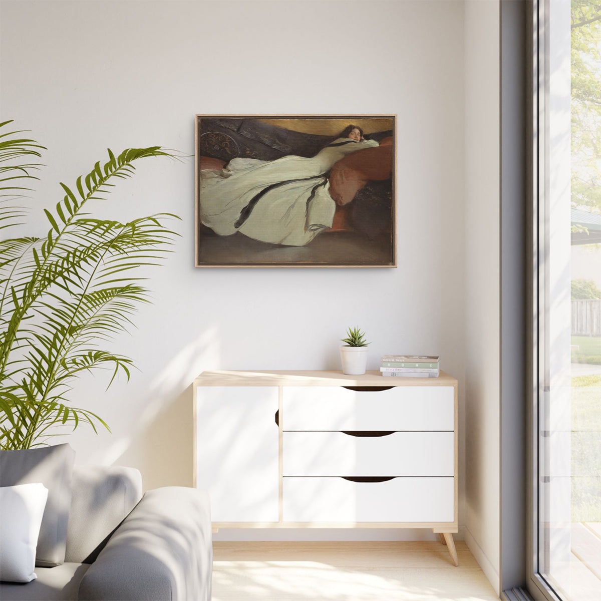 Matte Canvas, Framed (Multi-color)