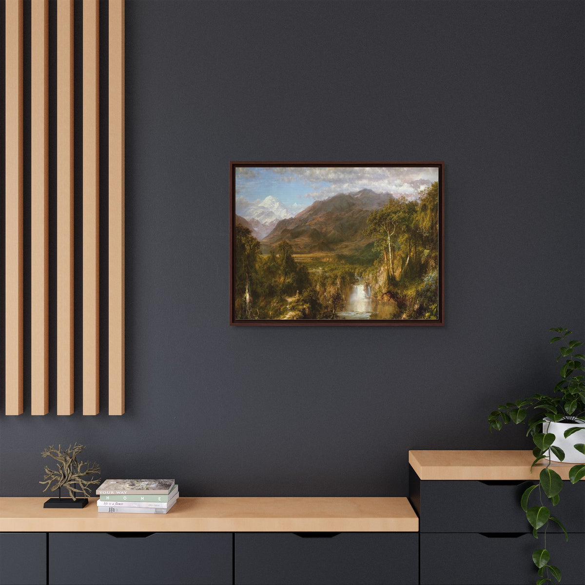 Matte Canvas, Framed (Multi-color)
