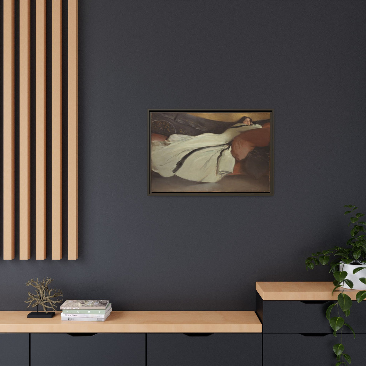Matte Canvas, Framed (Multi-color)