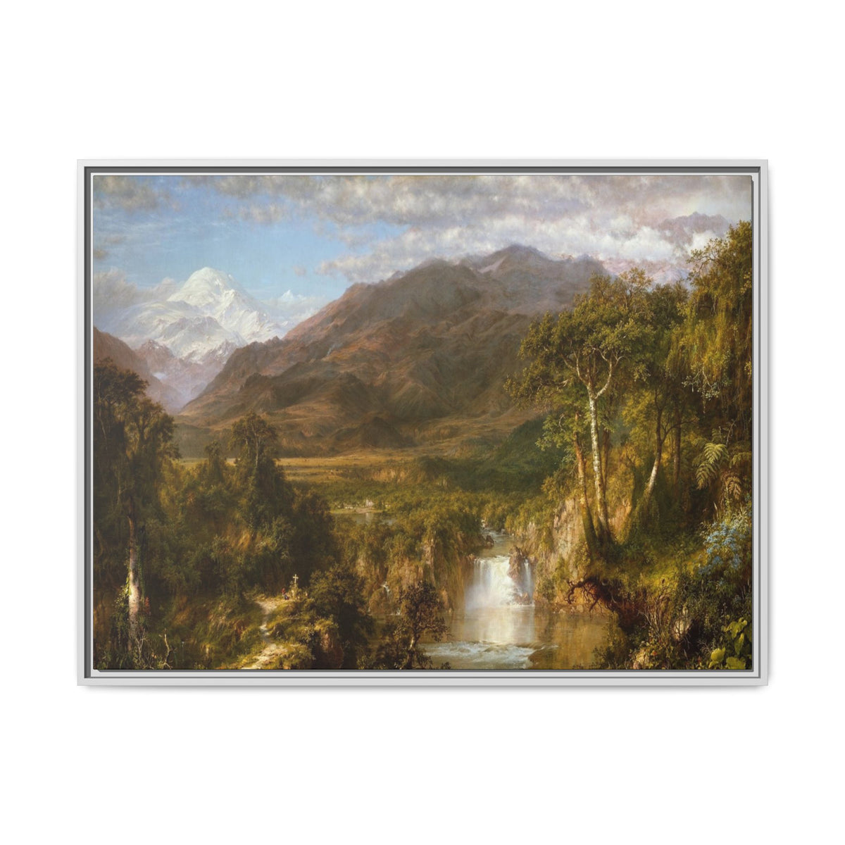 Matte Canvas, Framed (Multi-color)