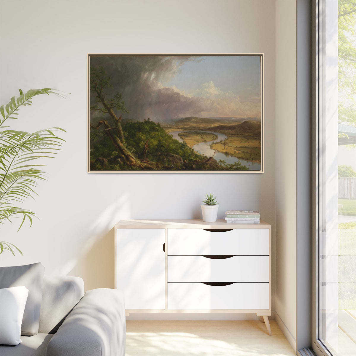 Matte Canvas, Framed (Multi-color)