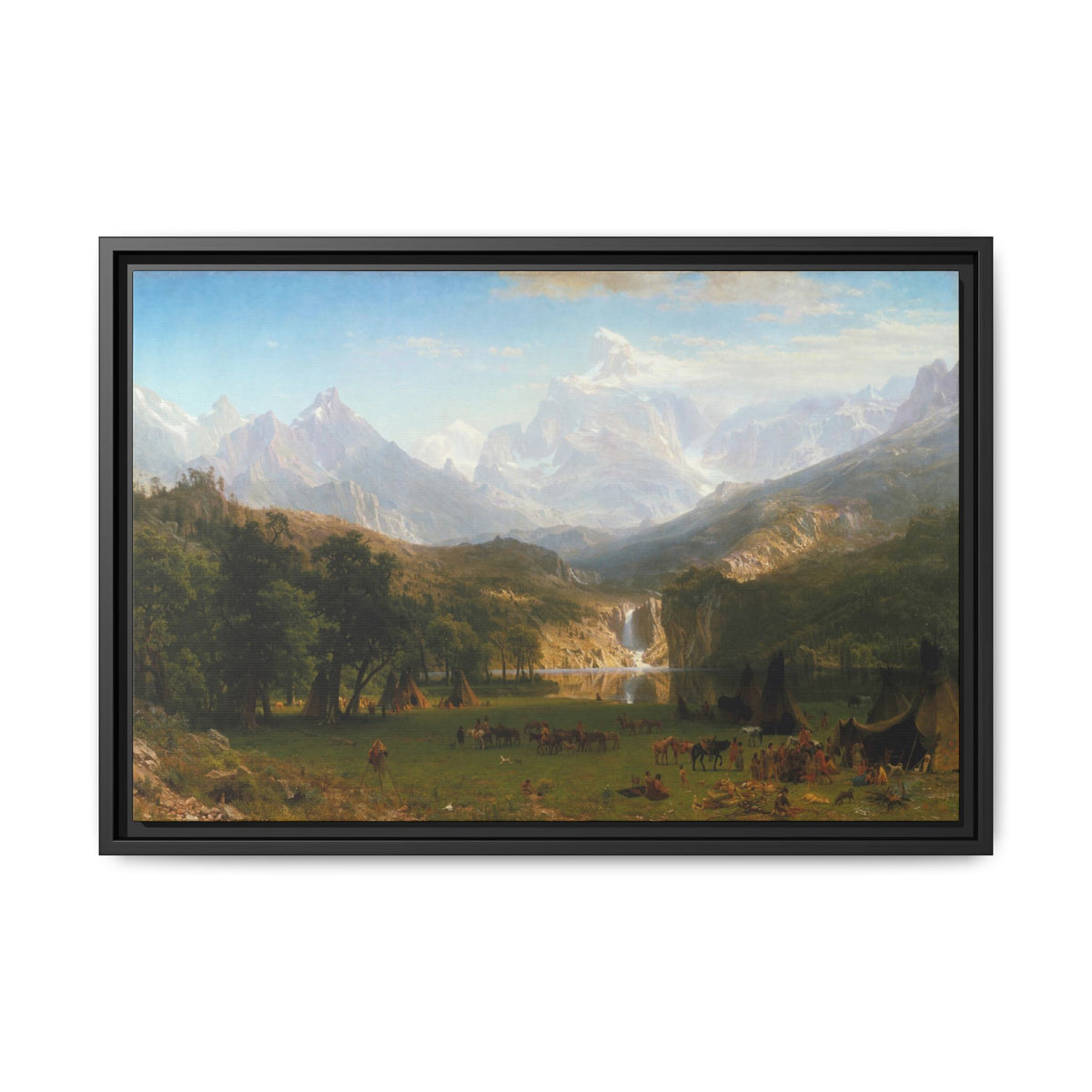Matte Canvas, Framed (Multi-color)