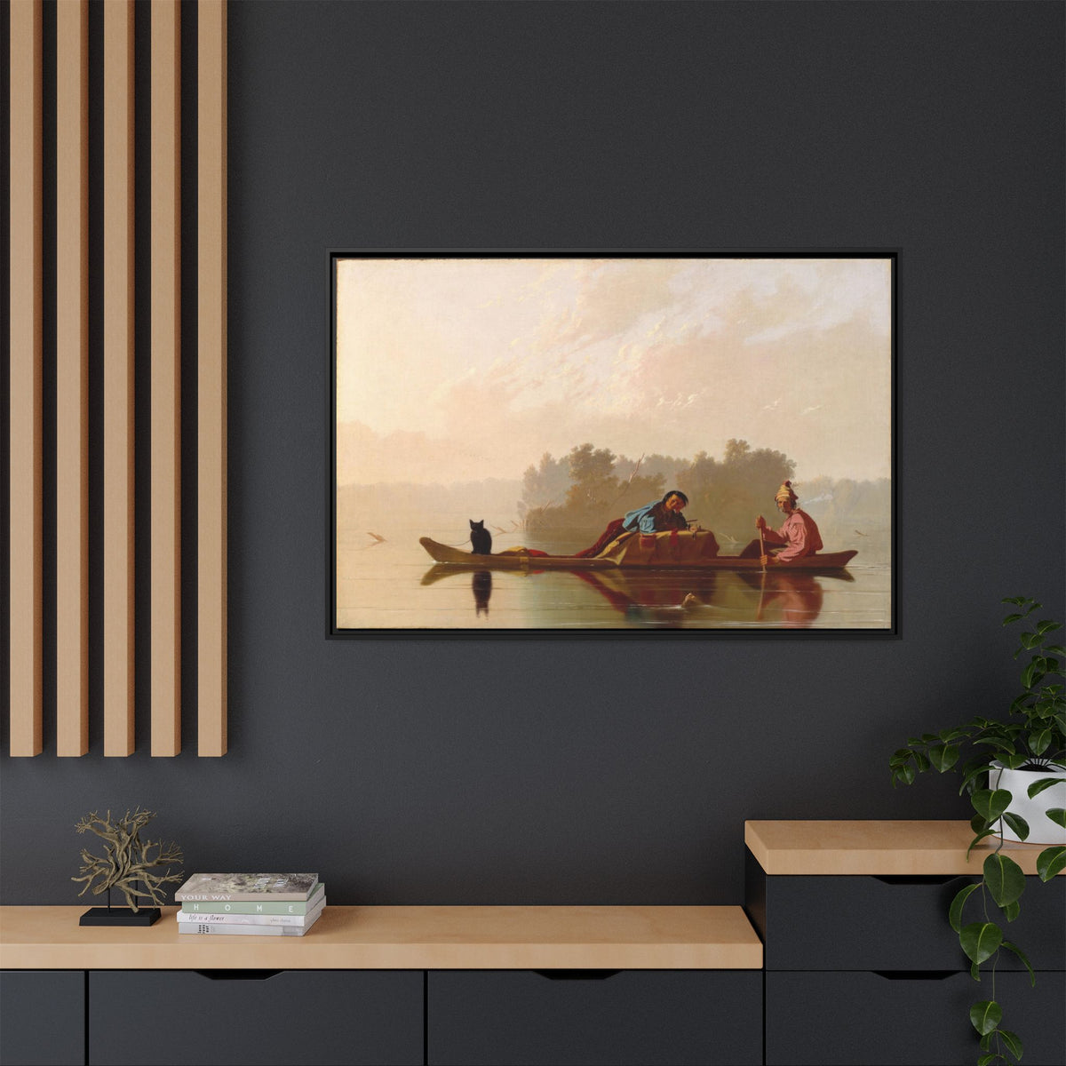 Matte Canvas, Framed (Multi-color)