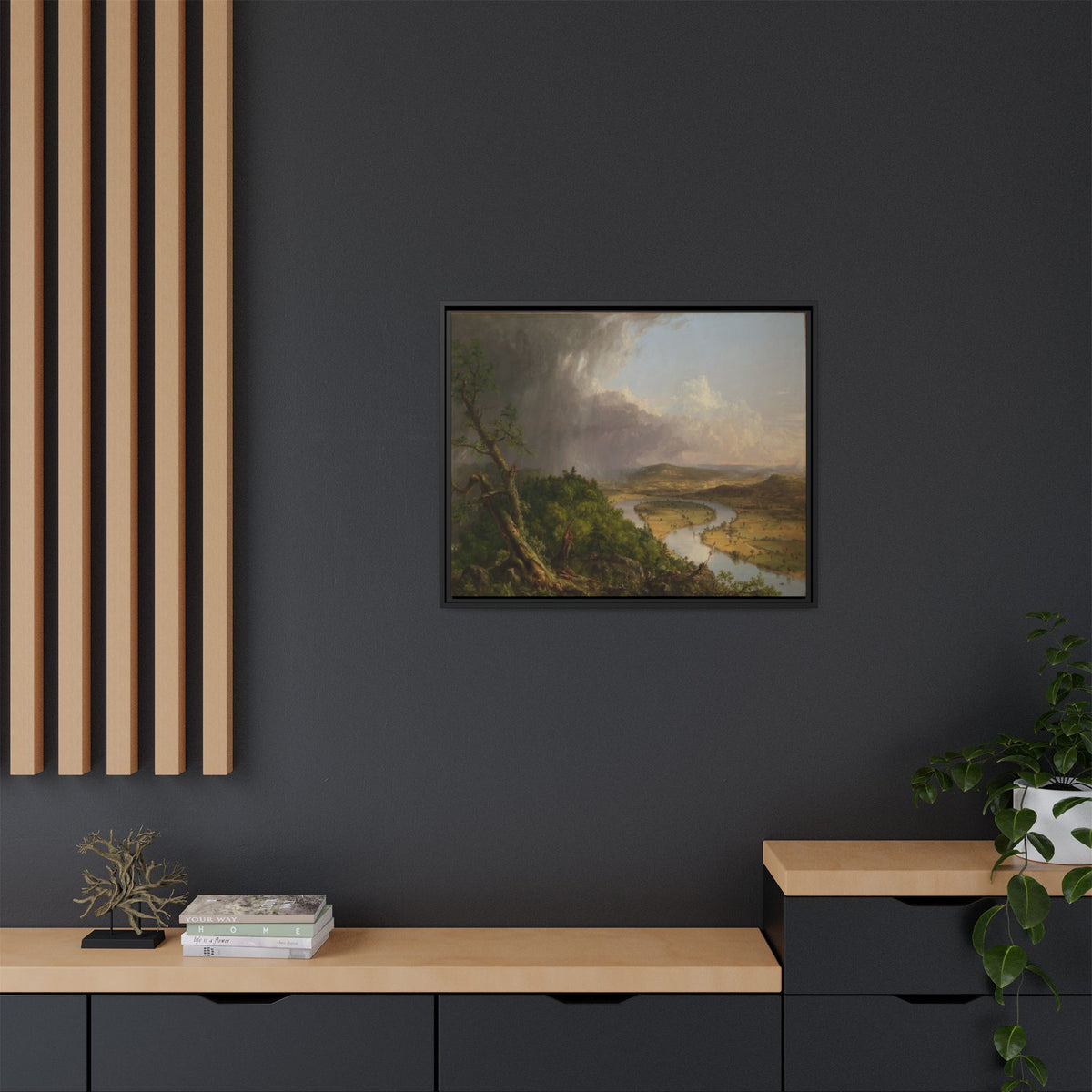 Matte Canvas, Framed (Multi-color)