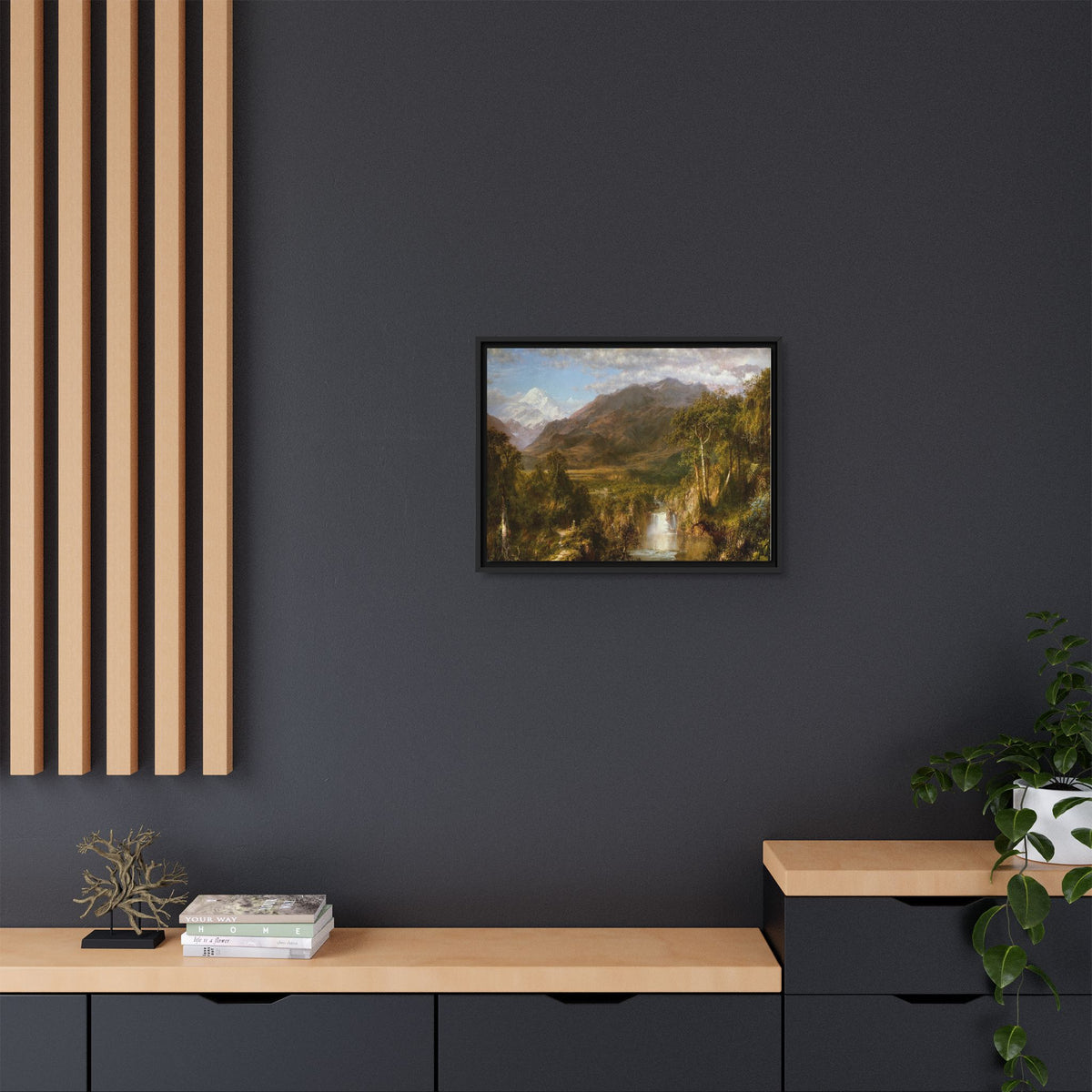 Matte Canvas, Framed (Multi-color)