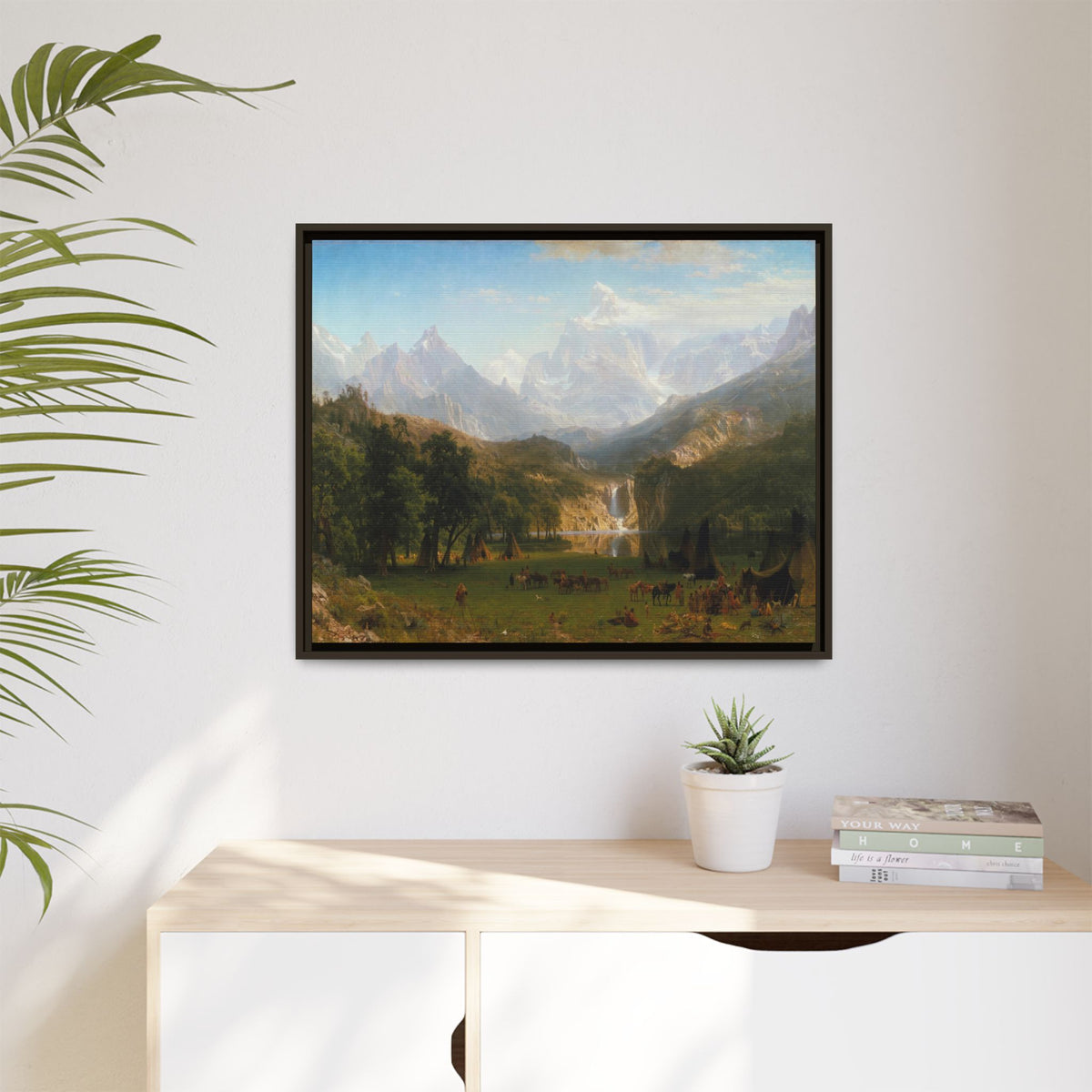 Matte Canvas, Framed (Multi-color)