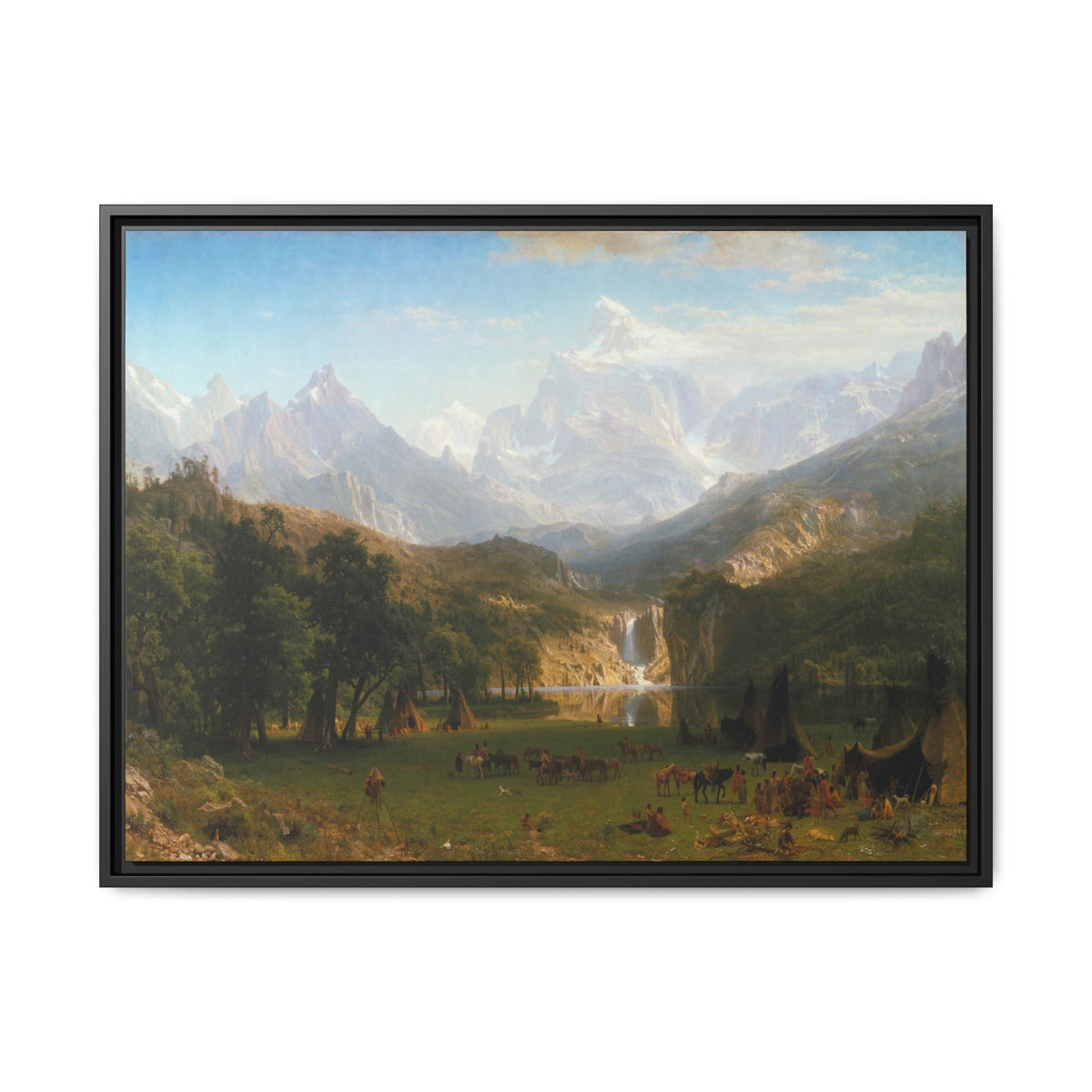 Matte Canvas, Framed (Multi-color)