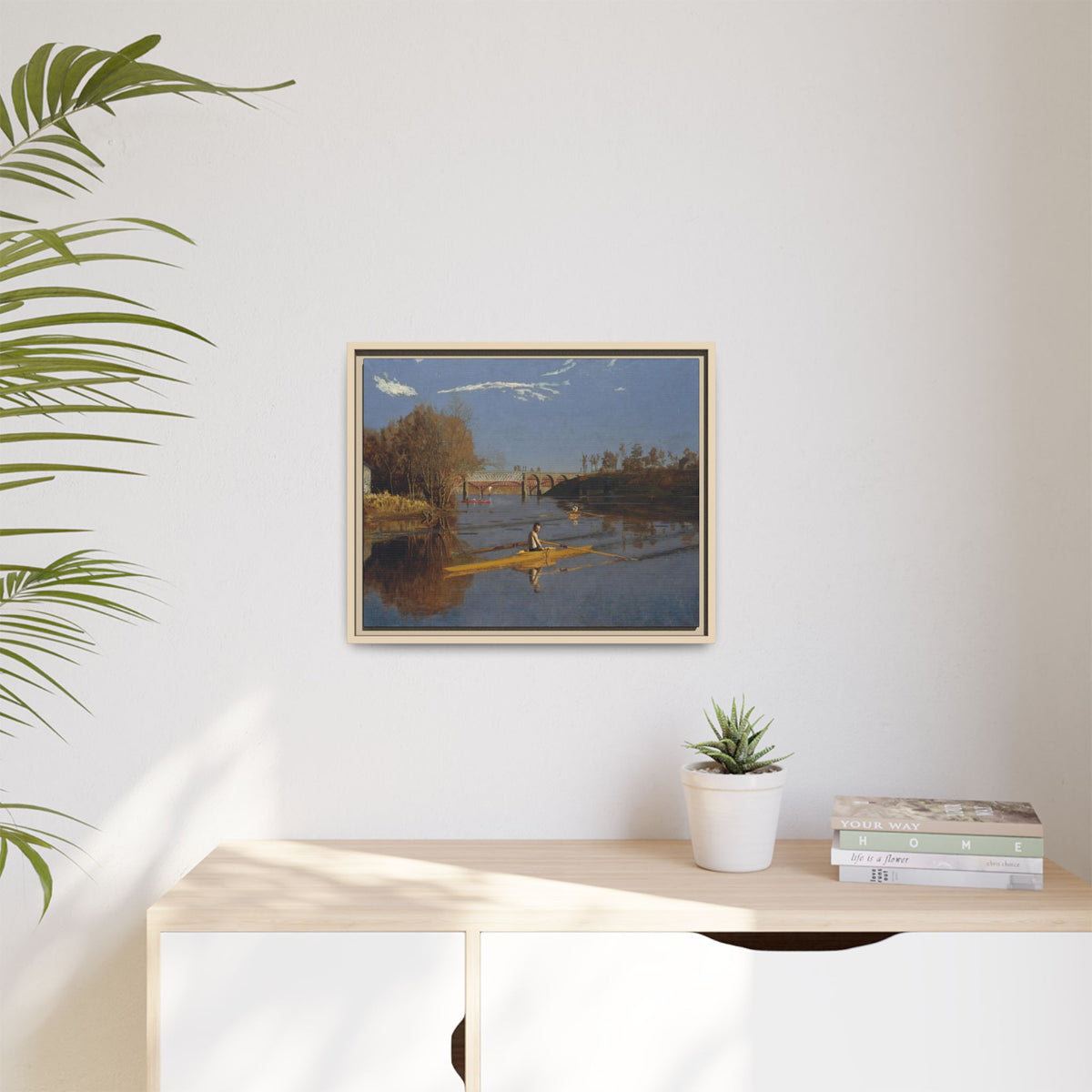 Matte Canvas, Framed (Multi-color)