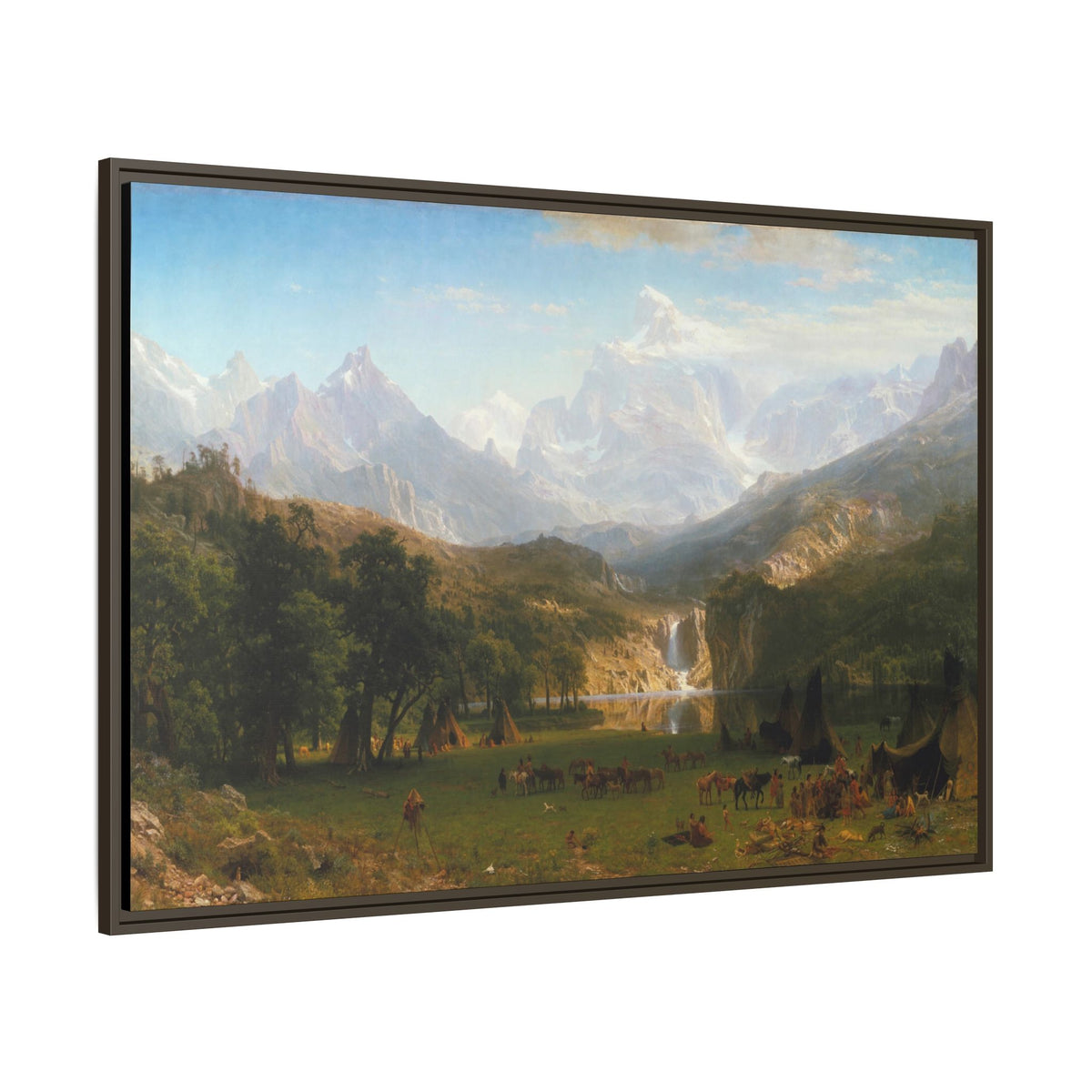 Matte Canvas, Framed (Multi-color)