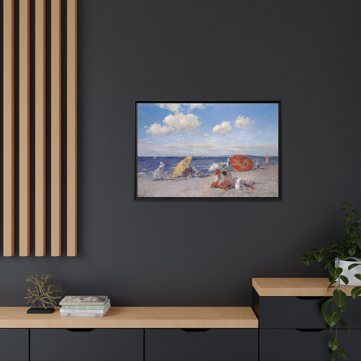 Matte Canvas, Framed (Multi-color)