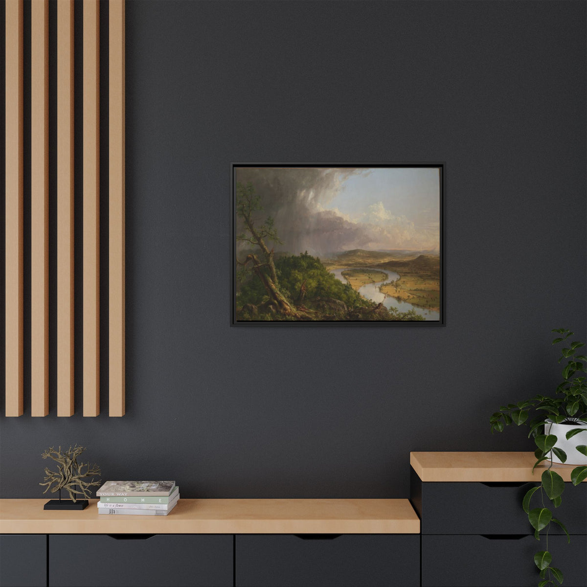 Matte Canvas, Framed (Multi-color)