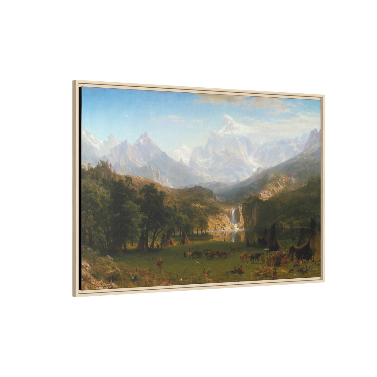 Matte Canvas, Framed (Multi-color)