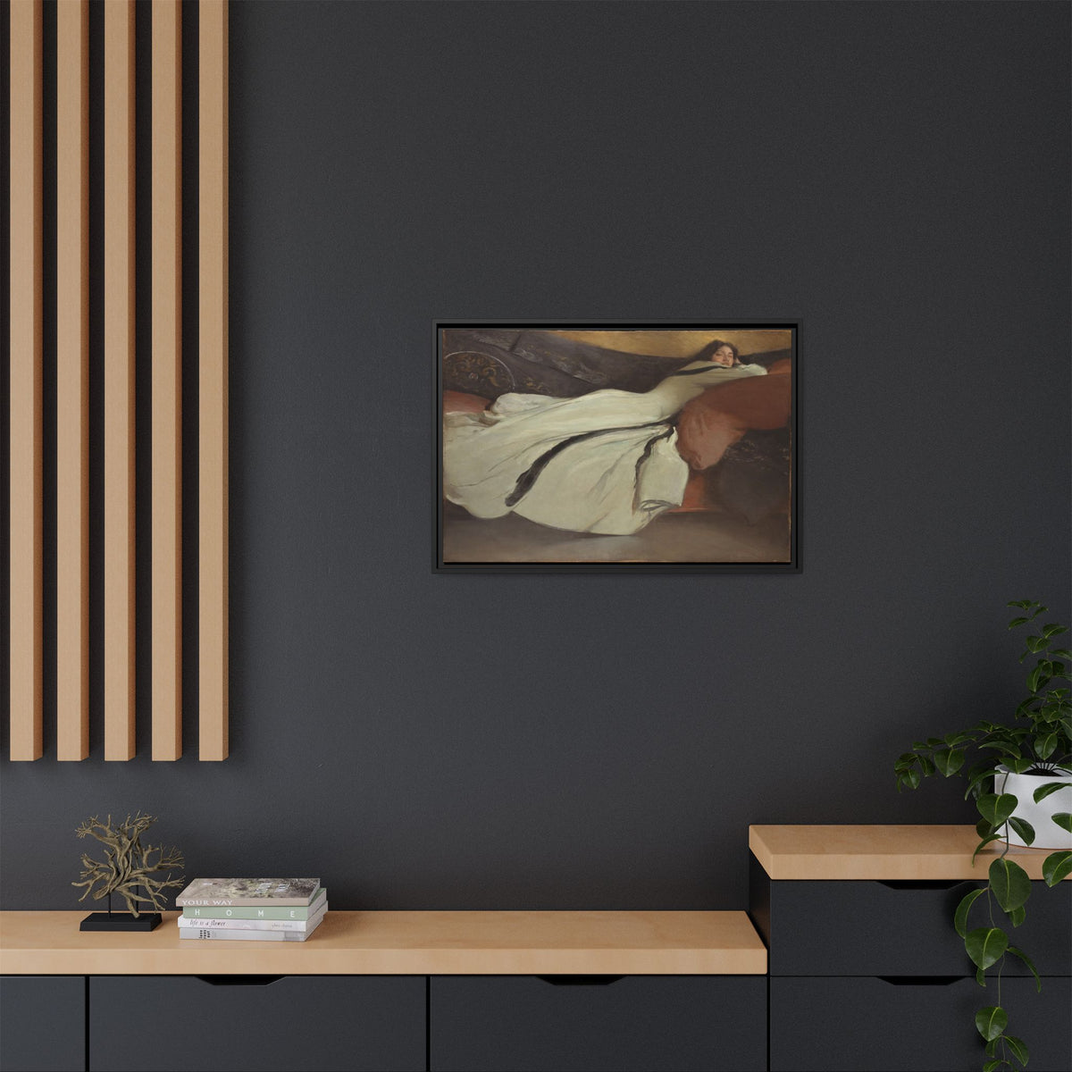 Matte Canvas, Framed (Multi-color)
