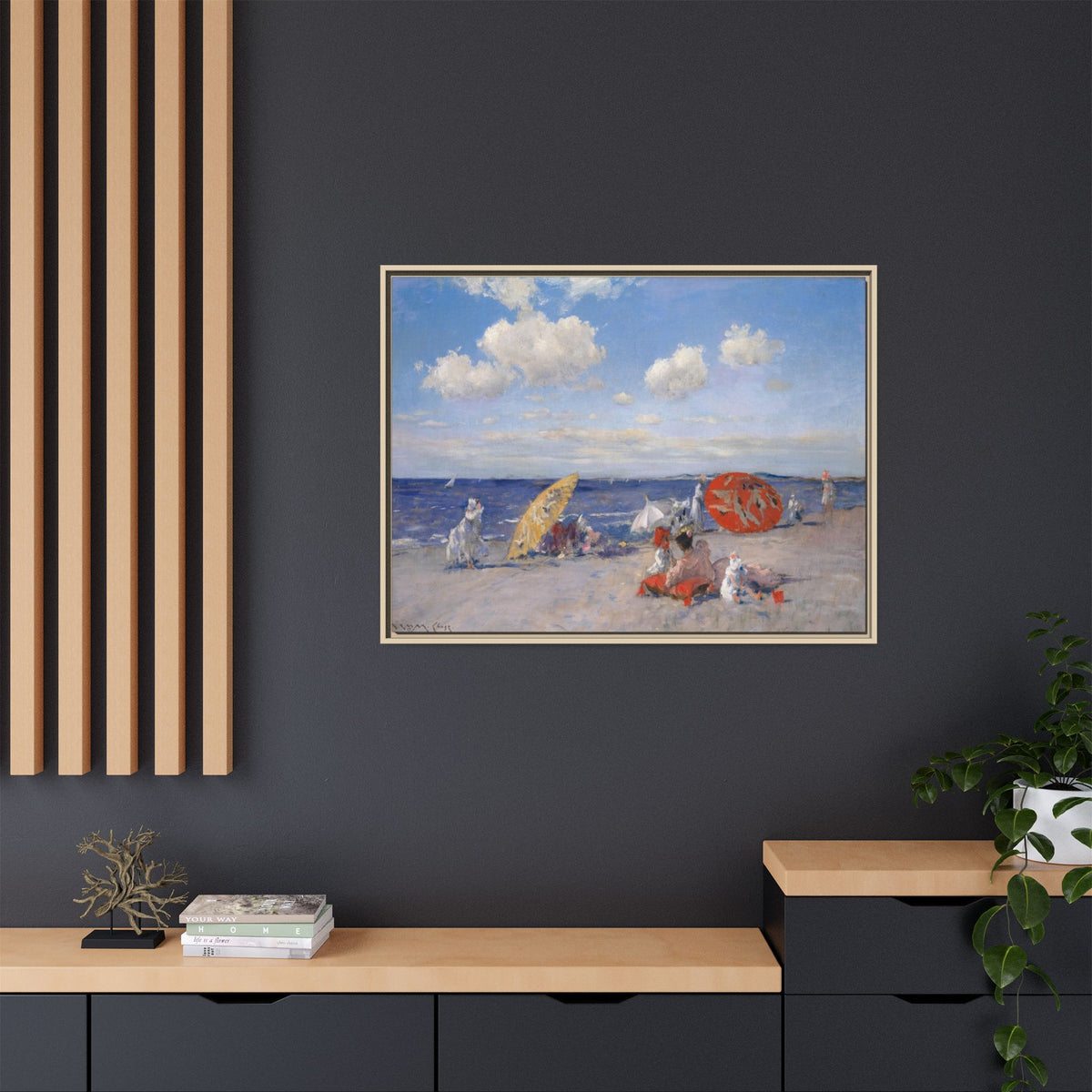 Matte Canvas, Framed (Multi-color)