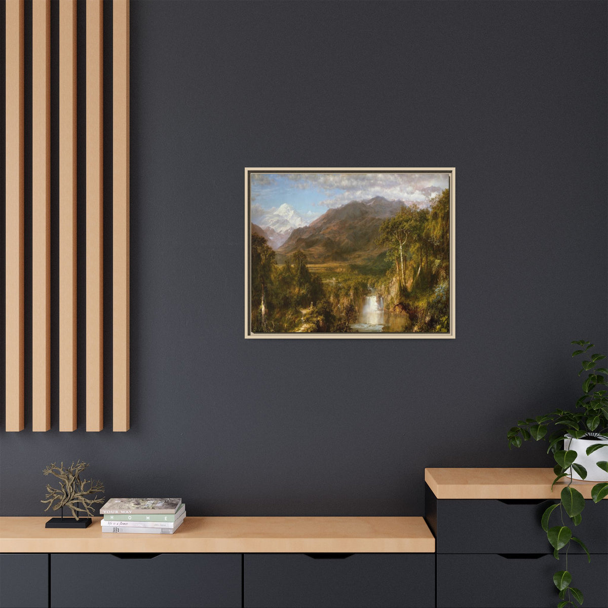 Matte Canvas, Framed (Multi-color)