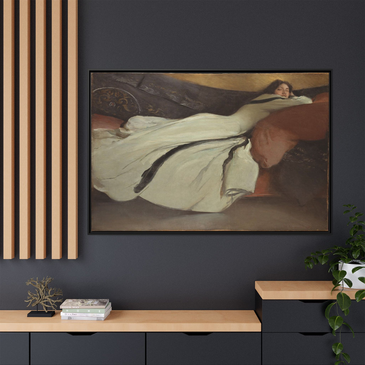 Matte Canvas, Framed (Multi-color)