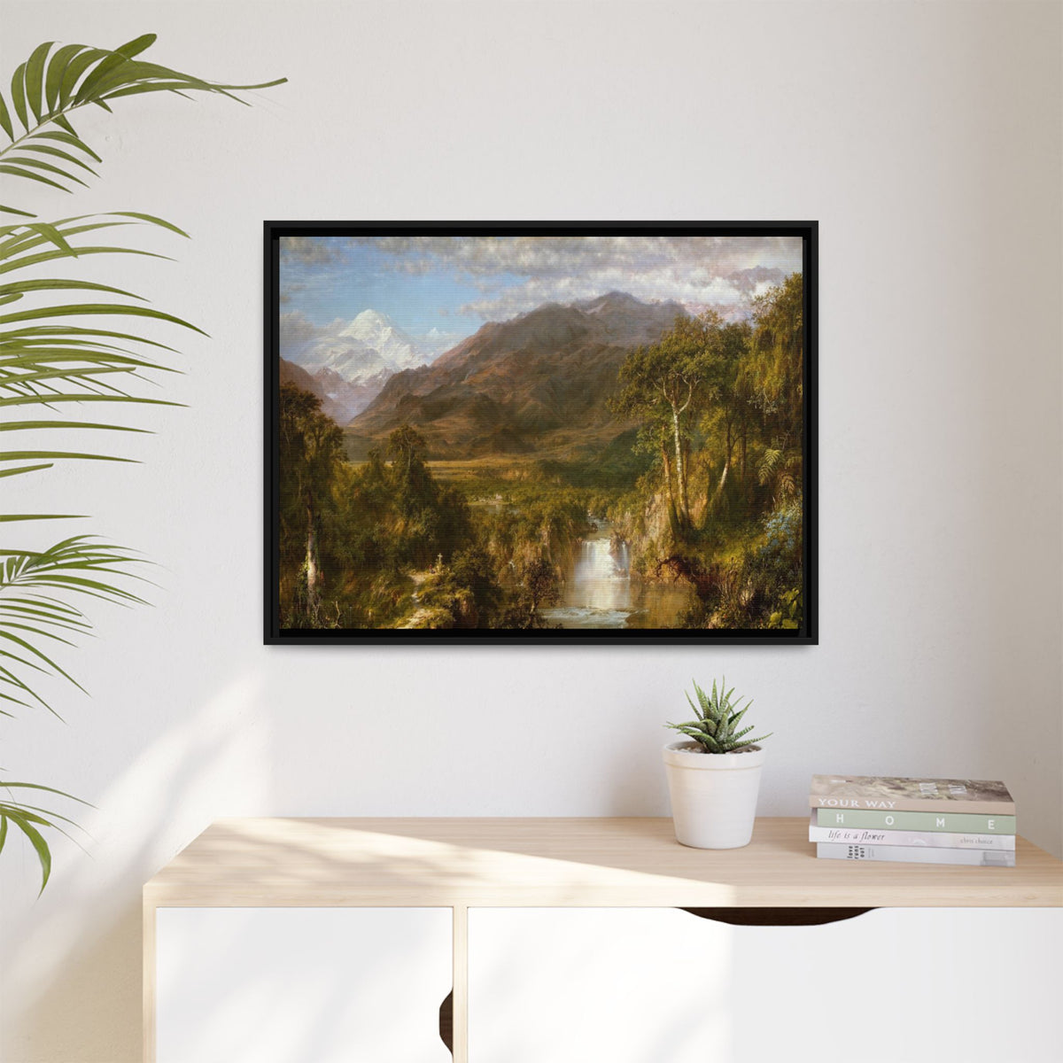Matte Canvas, Framed (Multi-color)
