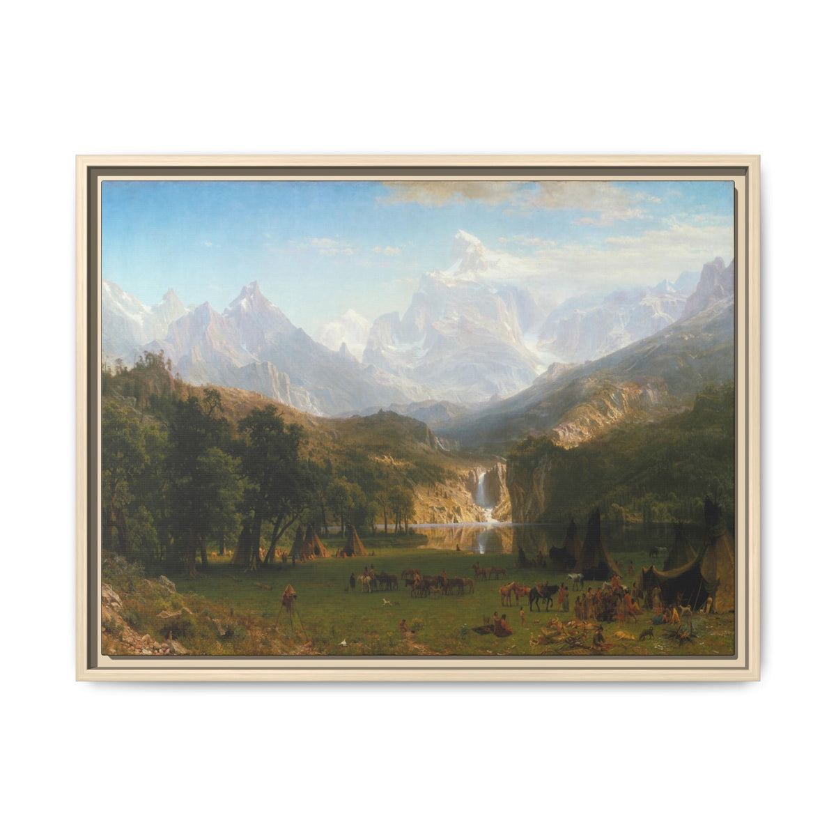 Matte Canvas, Framed (Multi-color)