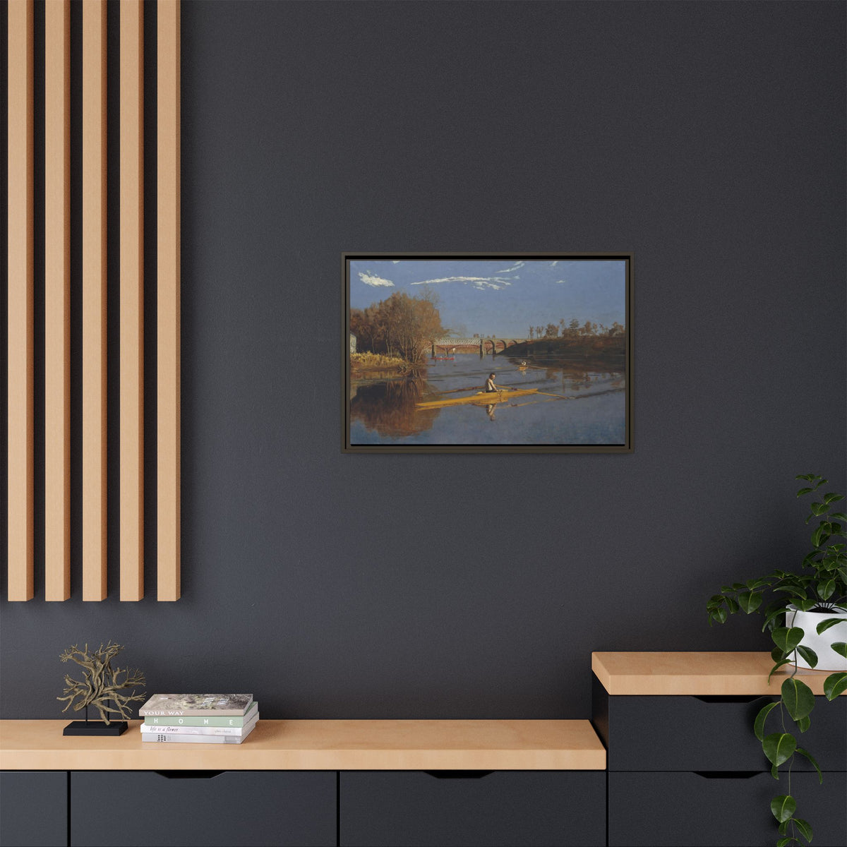 Matte Canvas, Framed (Multi-color)
