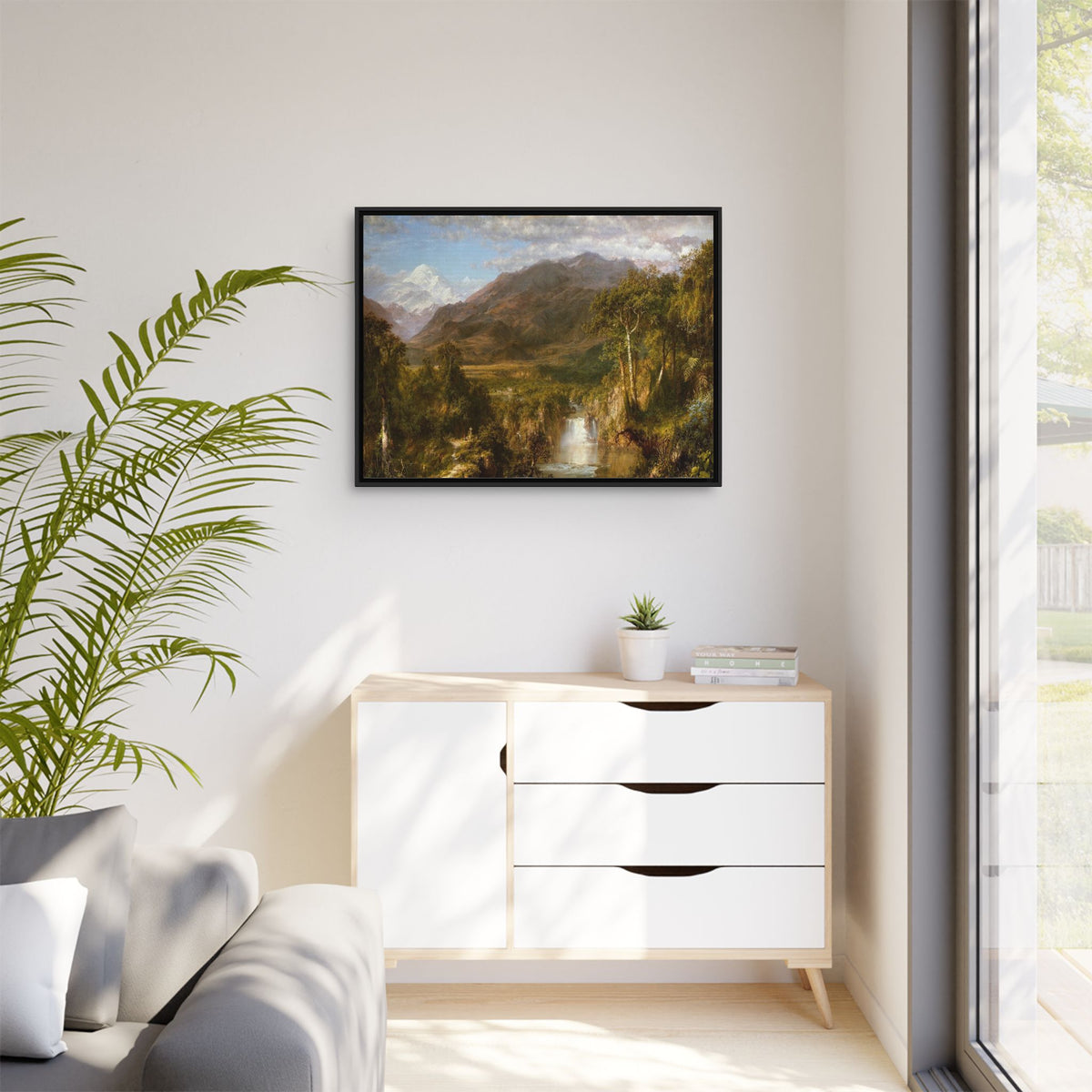 Matte Canvas, Framed (Multi-color)