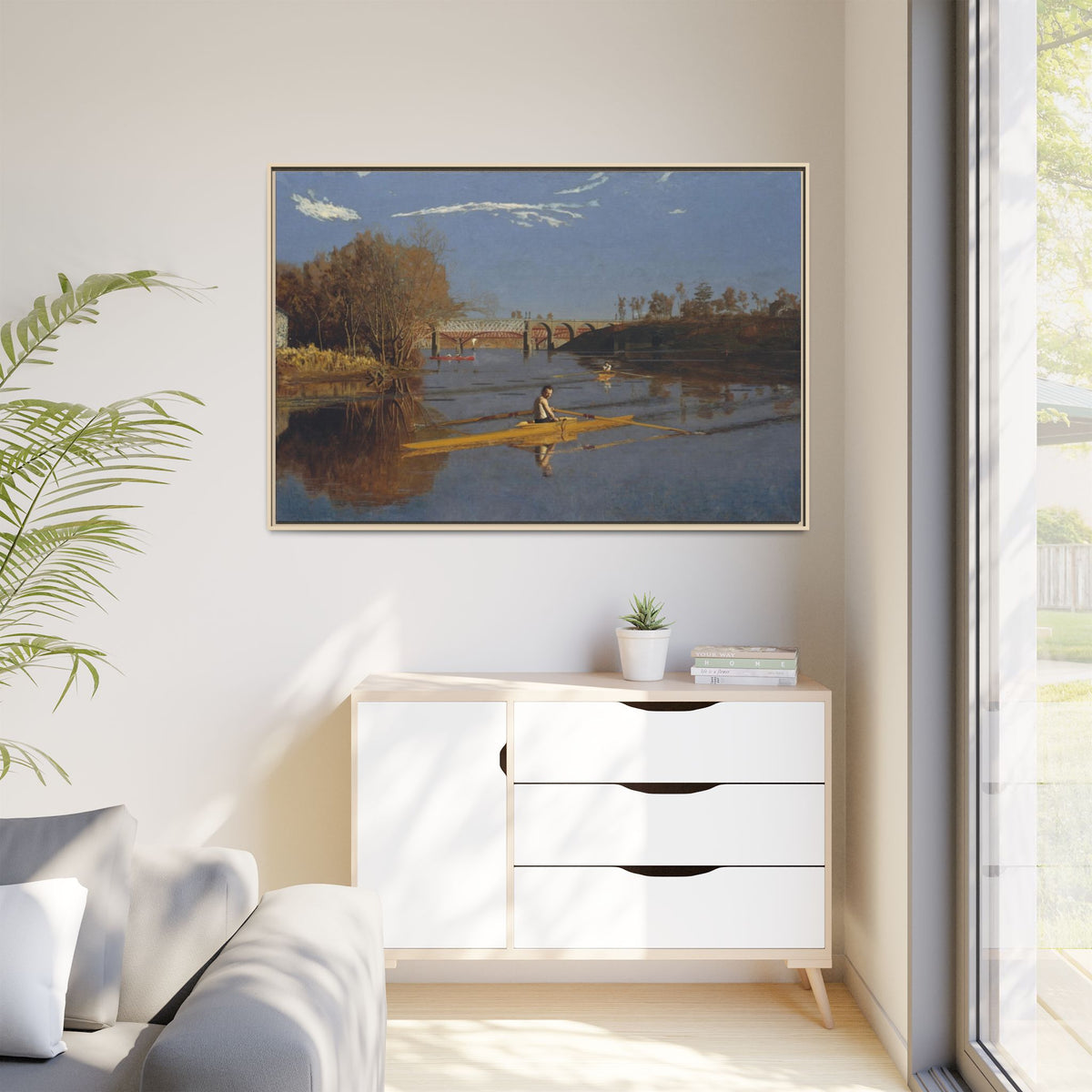 Matte Canvas, Framed (Multi-color)