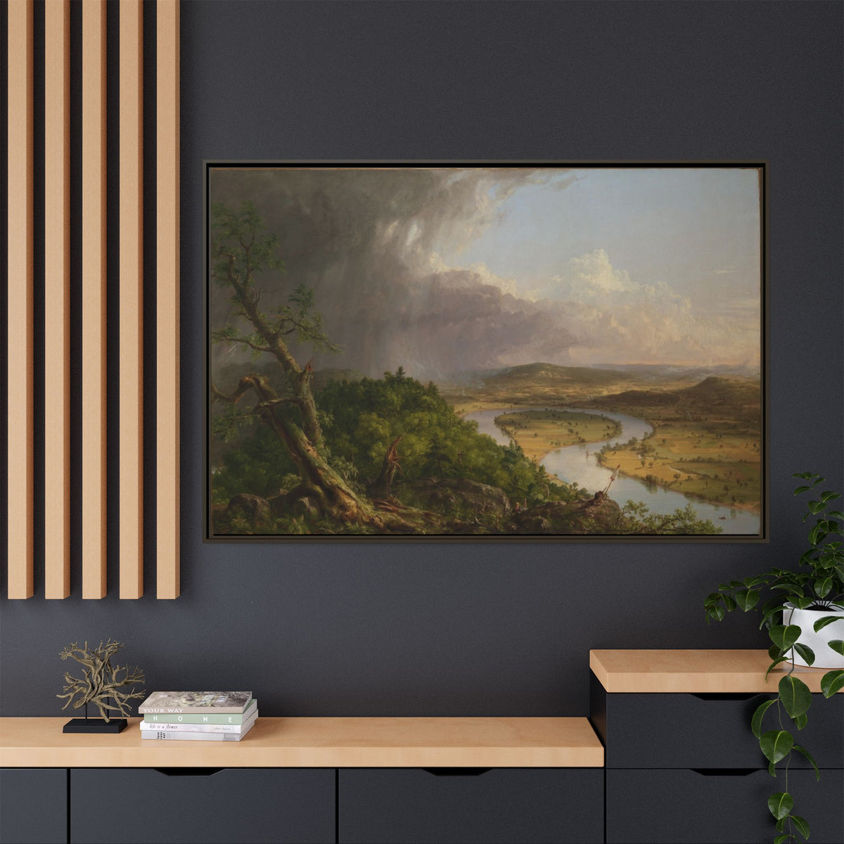 Matte Canvas, Framed (Multi-color)