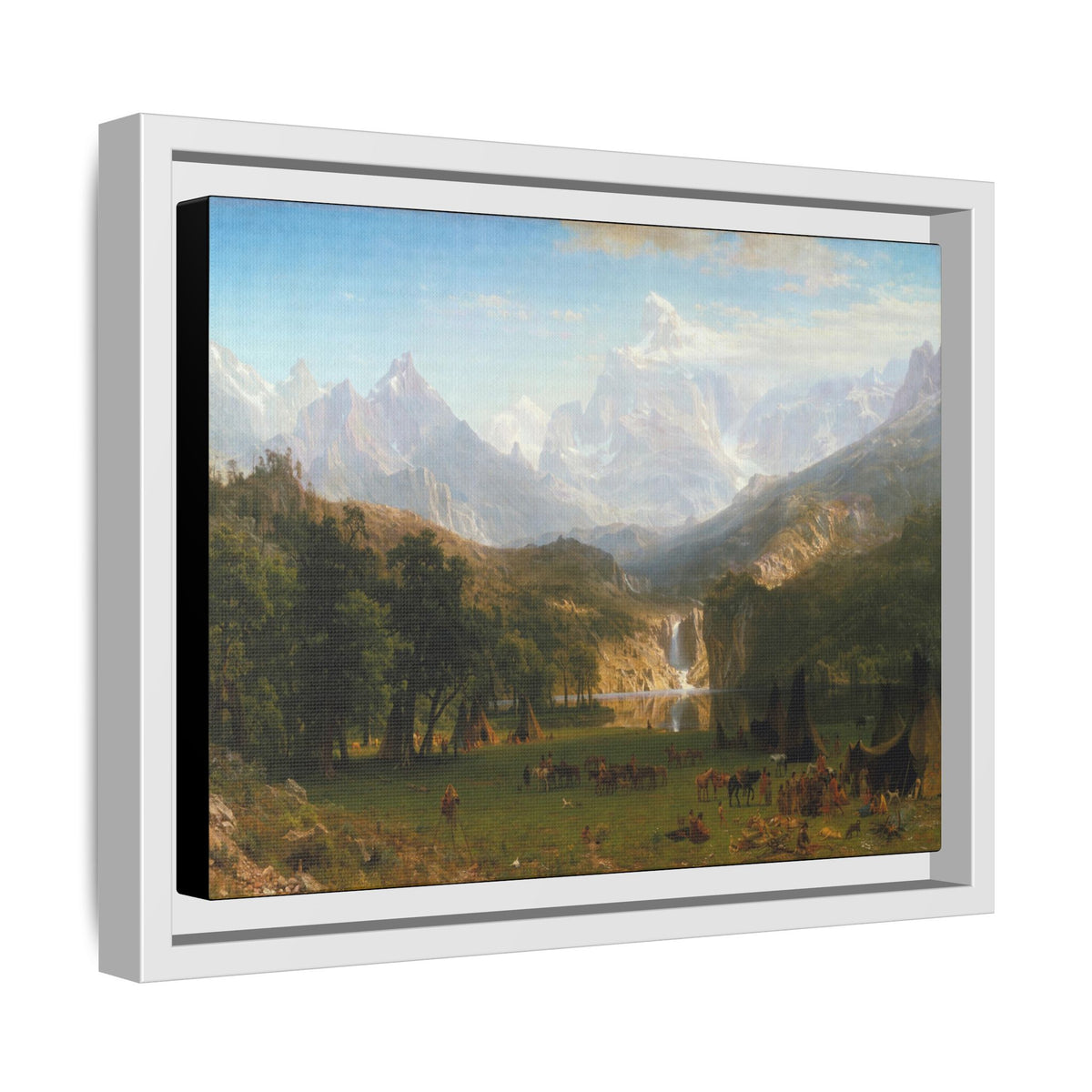 Matte Canvas, Framed (Multi-color)