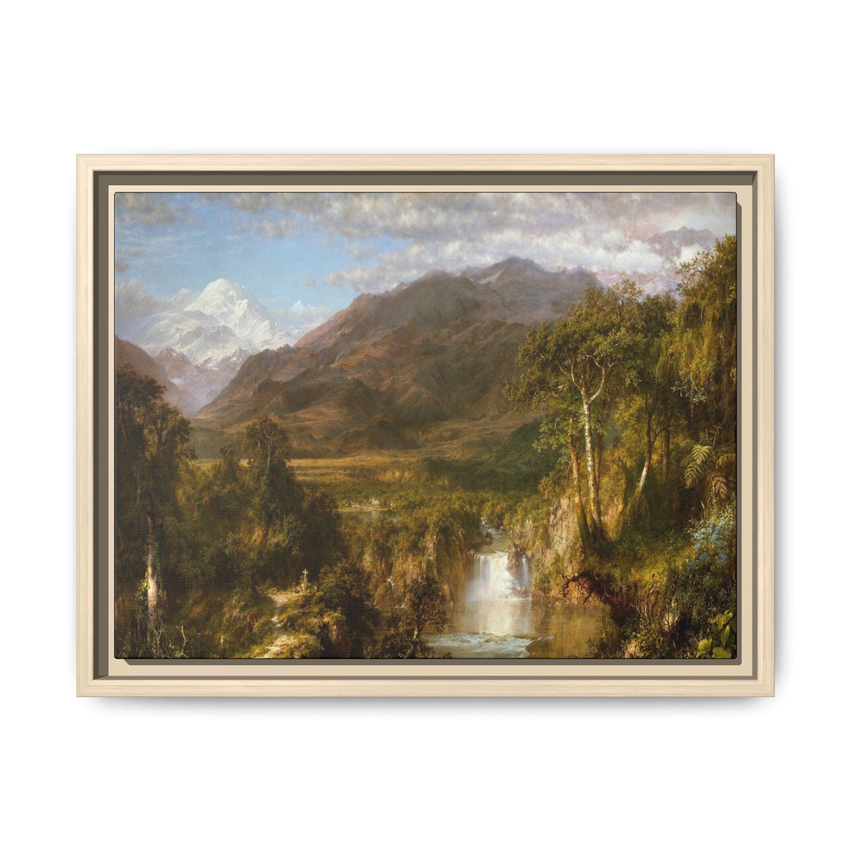 Matte Canvas, Framed (Multi-color)