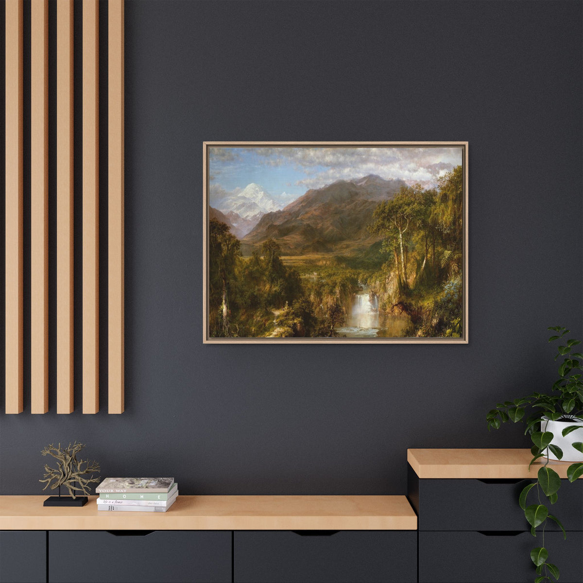 Matte Canvas, Framed (Multi-color)