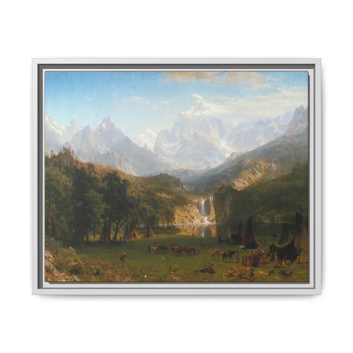 Matte Canvas, Framed (Multi-color)
