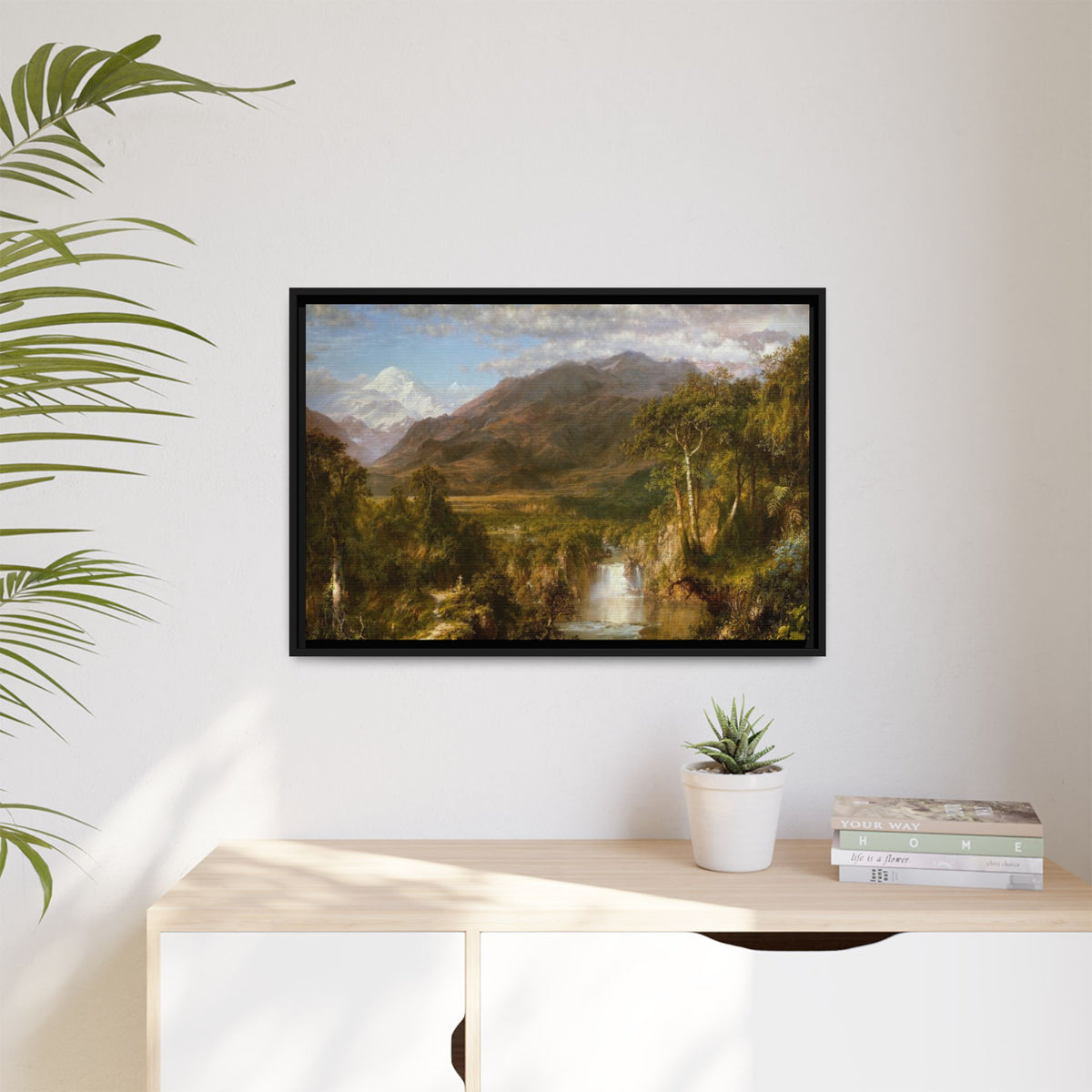 Matte Canvas, Framed (Multi-color)