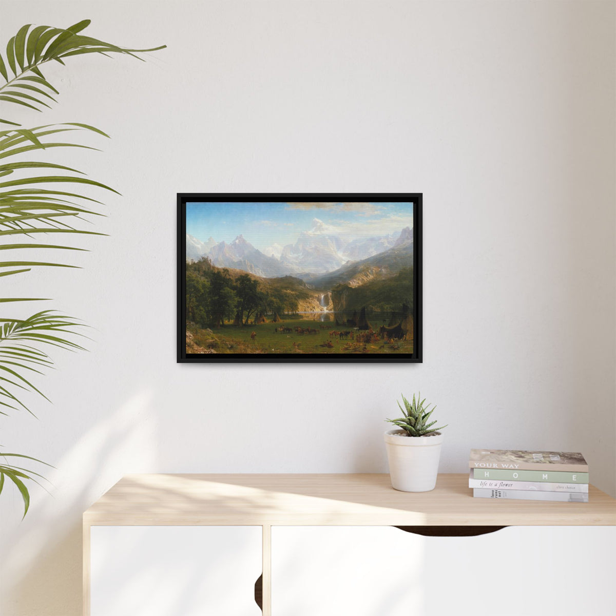 Matte Canvas, Framed (Multi-color)