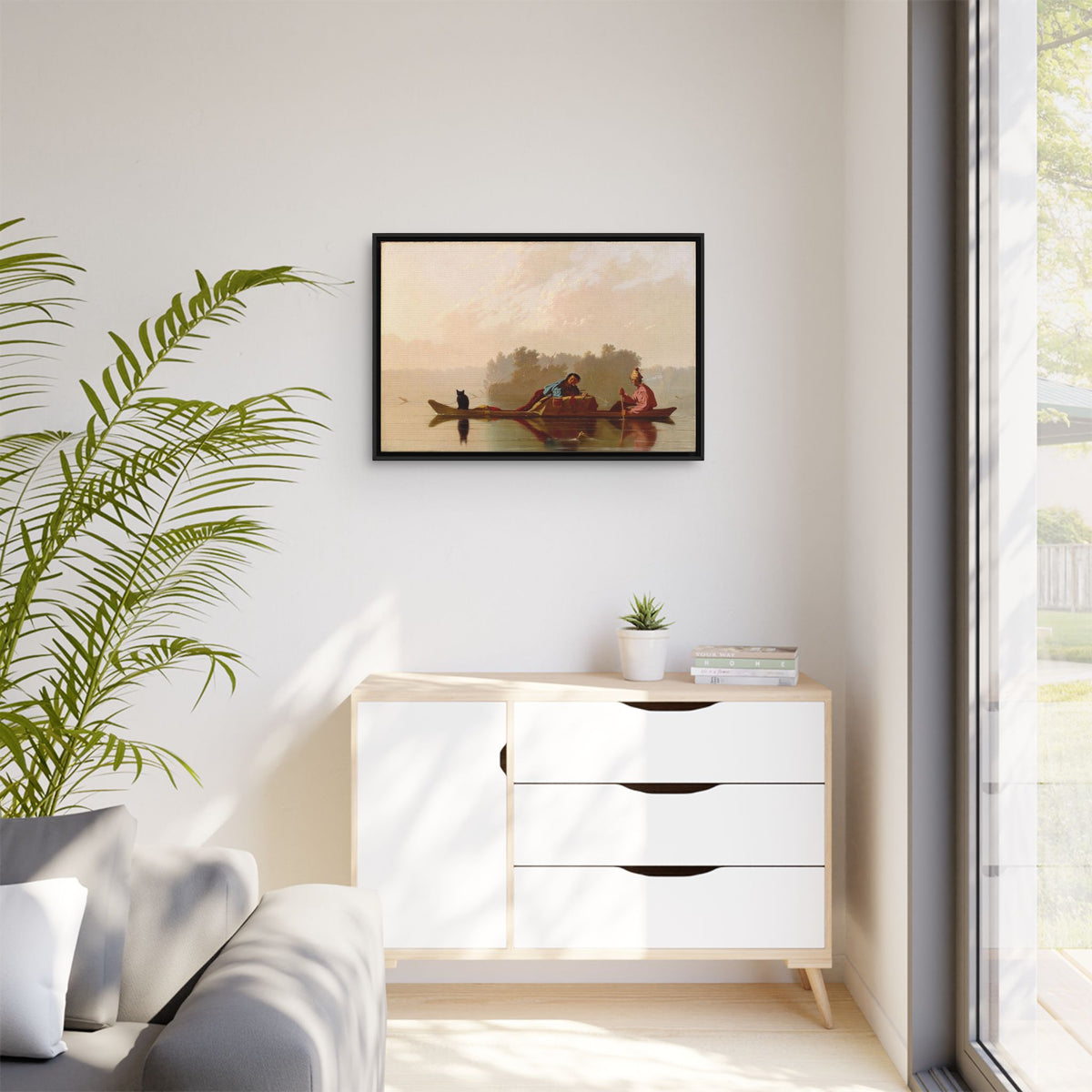 Matte Canvas, Framed (Multi-color)