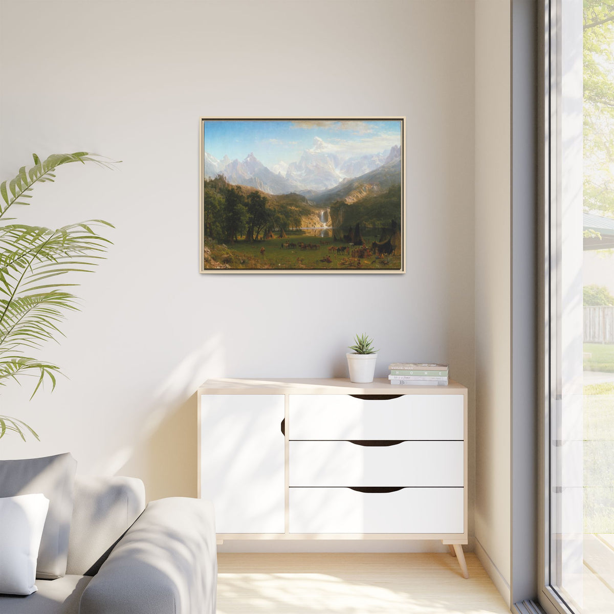 Matte Canvas, Framed (Multi-color)