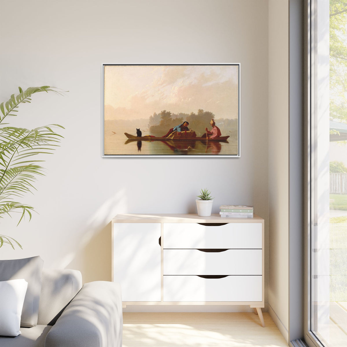 Matte Canvas, Framed (Multi-color)
