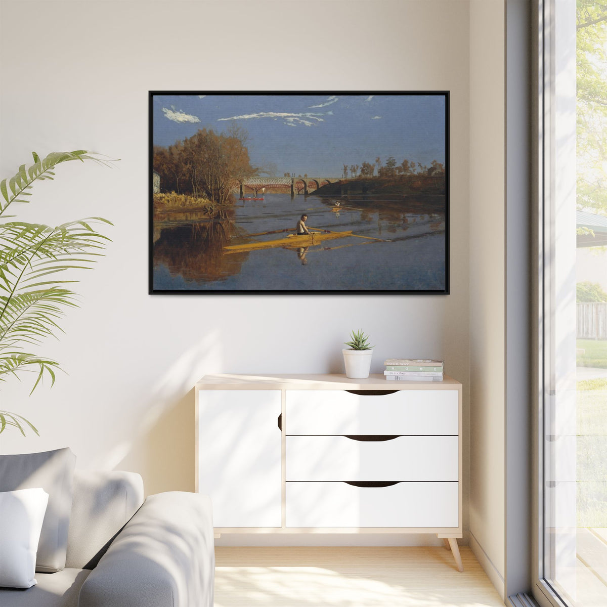 Matte Canvas, Framed (Multi-color)