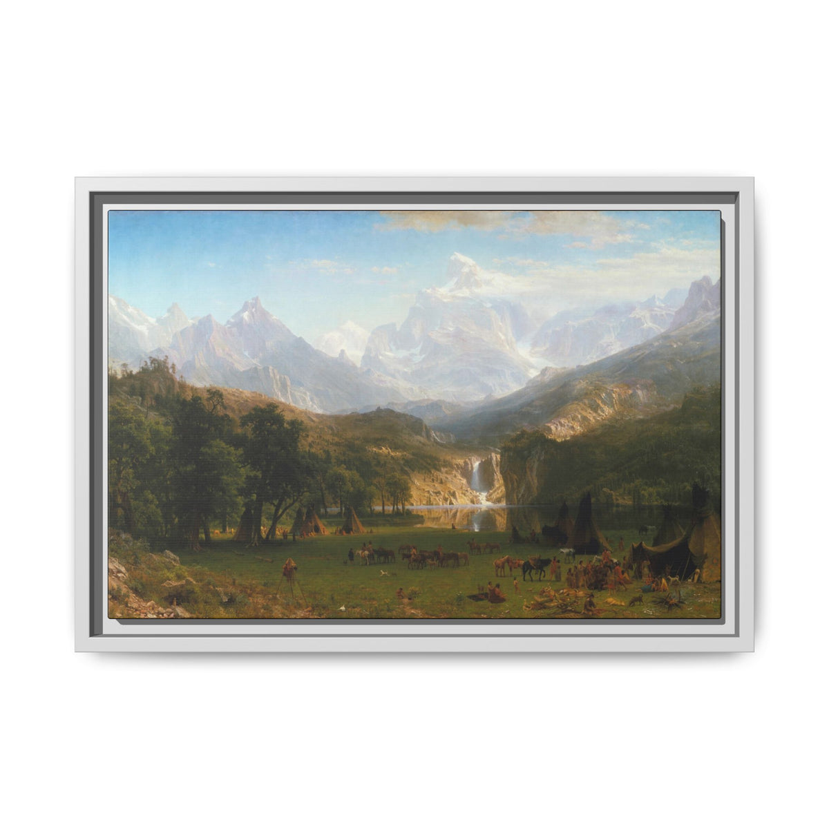 Matte Canvas, Framed (Multi-color)