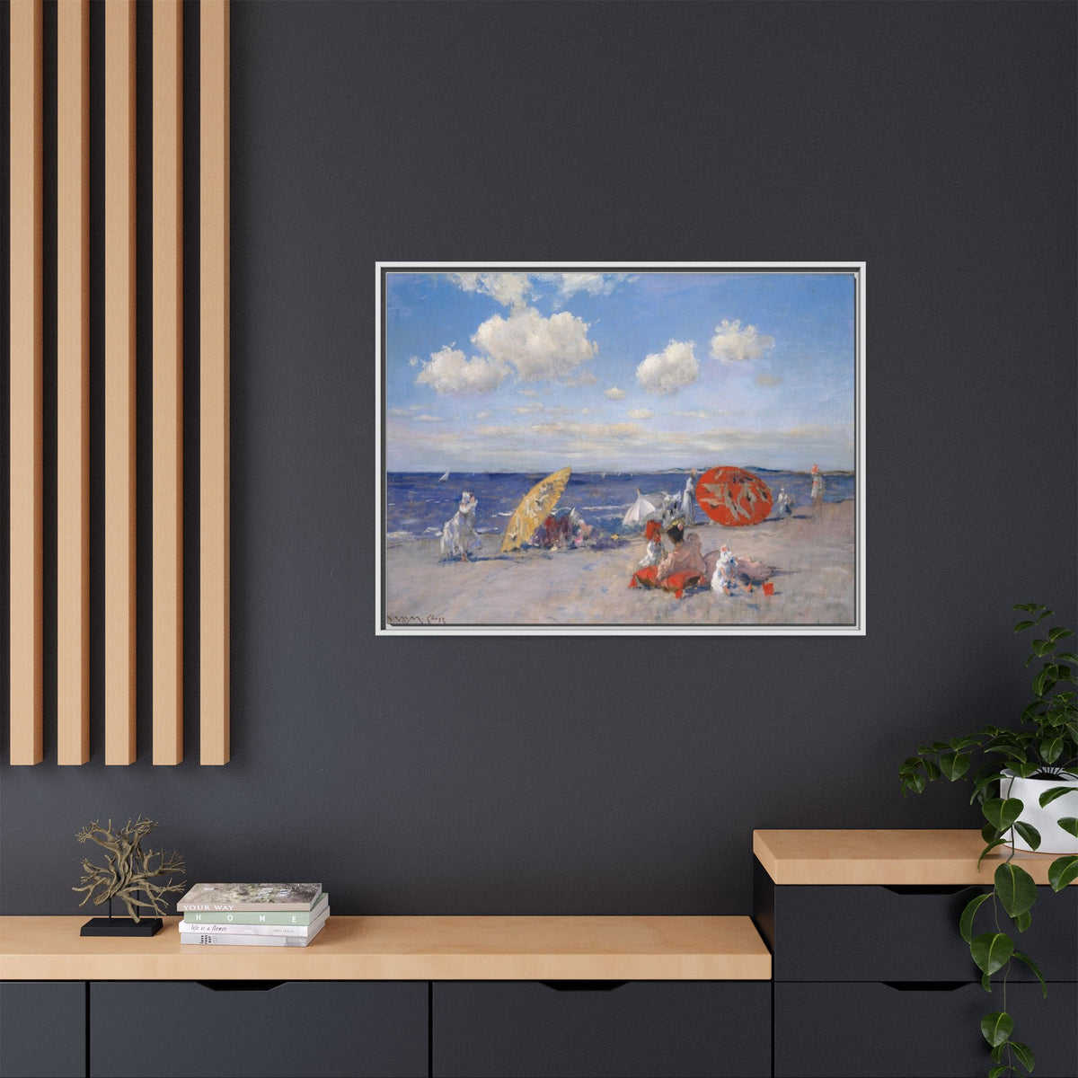 Matte Canvas, Framed (Multi-color)